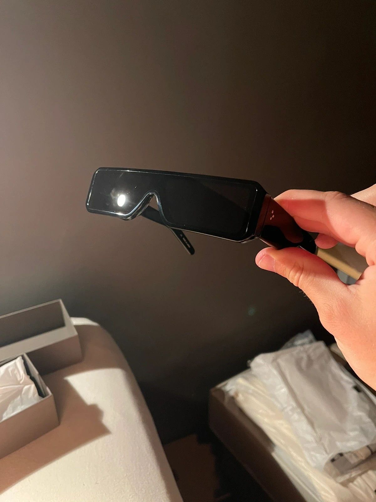 Rick Owens AW21 Gethshades runway sunglasses Size ONE SIZE - 4 Thumbnail