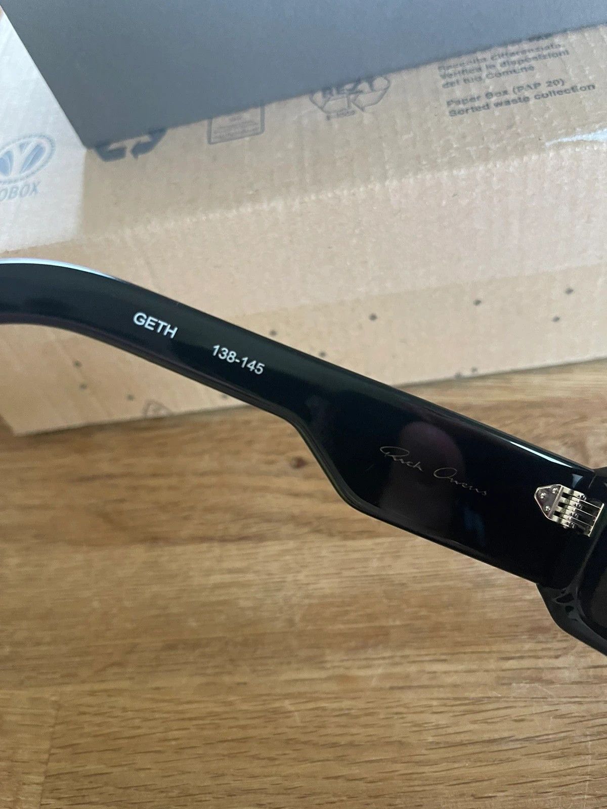 Rick Owens AW21 Gethshades runway sunglasses Size ONE SIZE - 8 Thumbnail