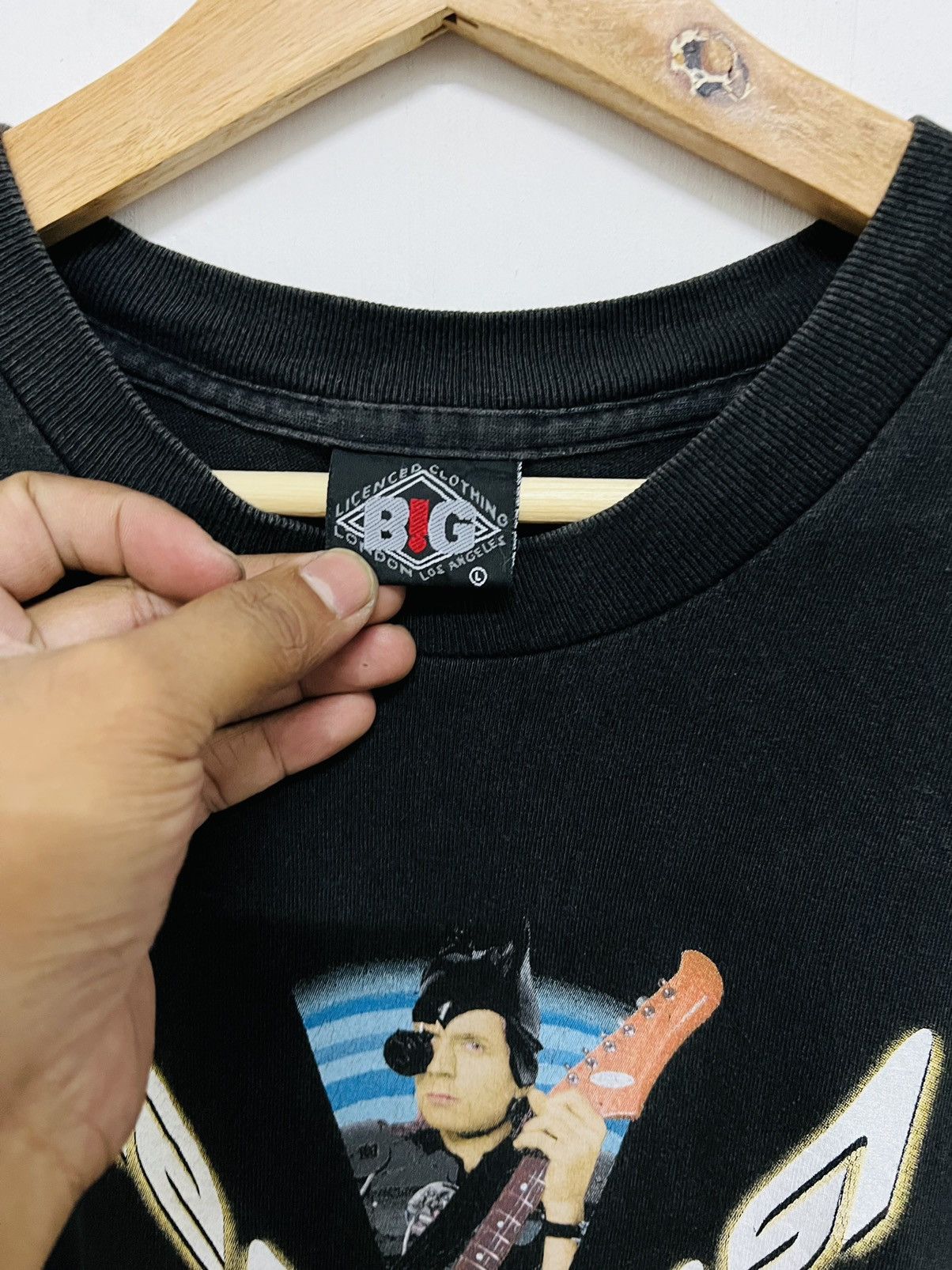 Band Tees × Vintage Vintage THRASHED Heavy Metal Racer X Superheroes Album Tee Size US L / EU 52-54 / 3 - 12 Thumbnail