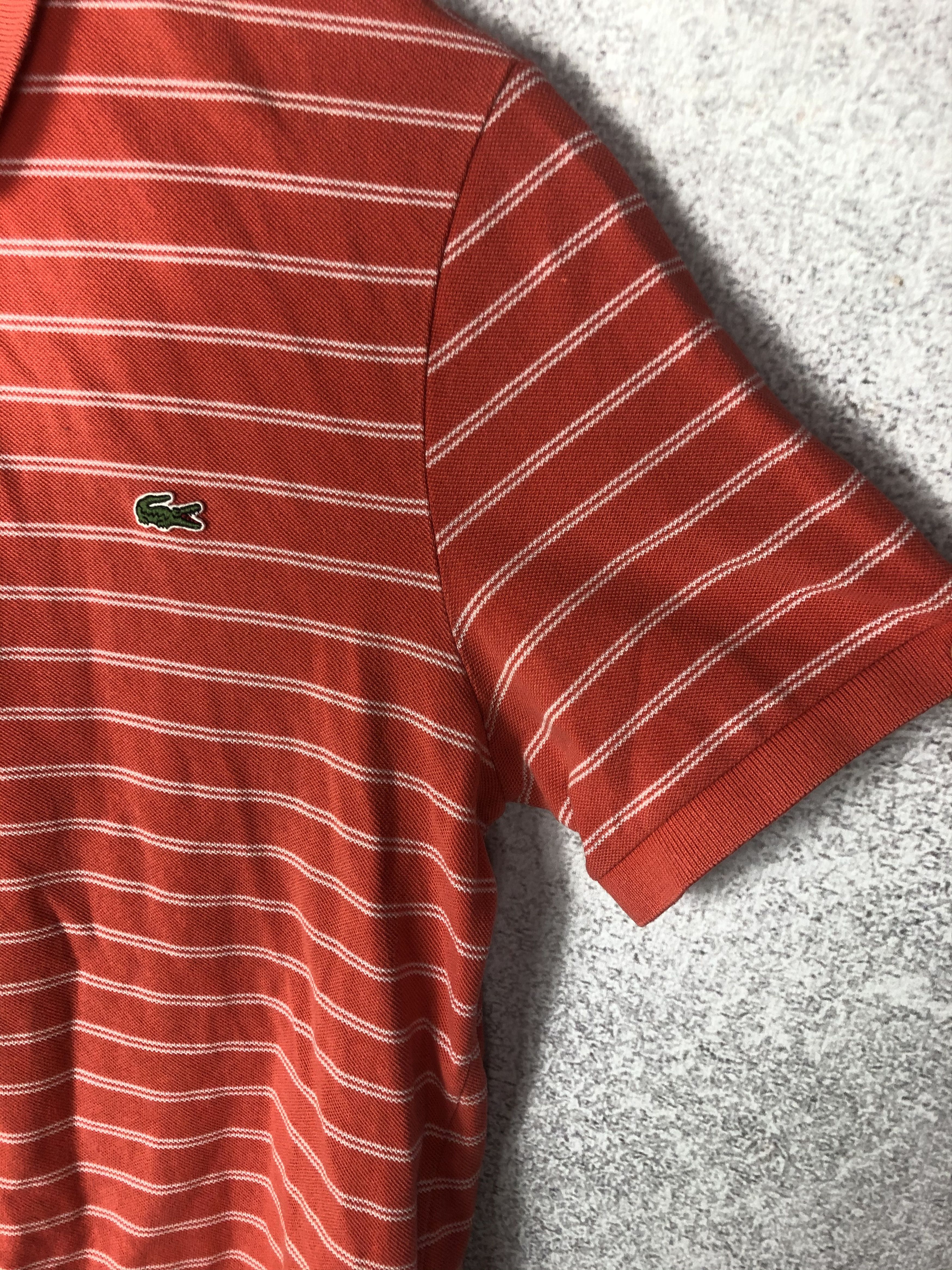 Lacoste Men’s Lacoste Striped Short Sleeve Polo Shirt Size US M / EU 48-50 / 2 - 3 Thumbnail