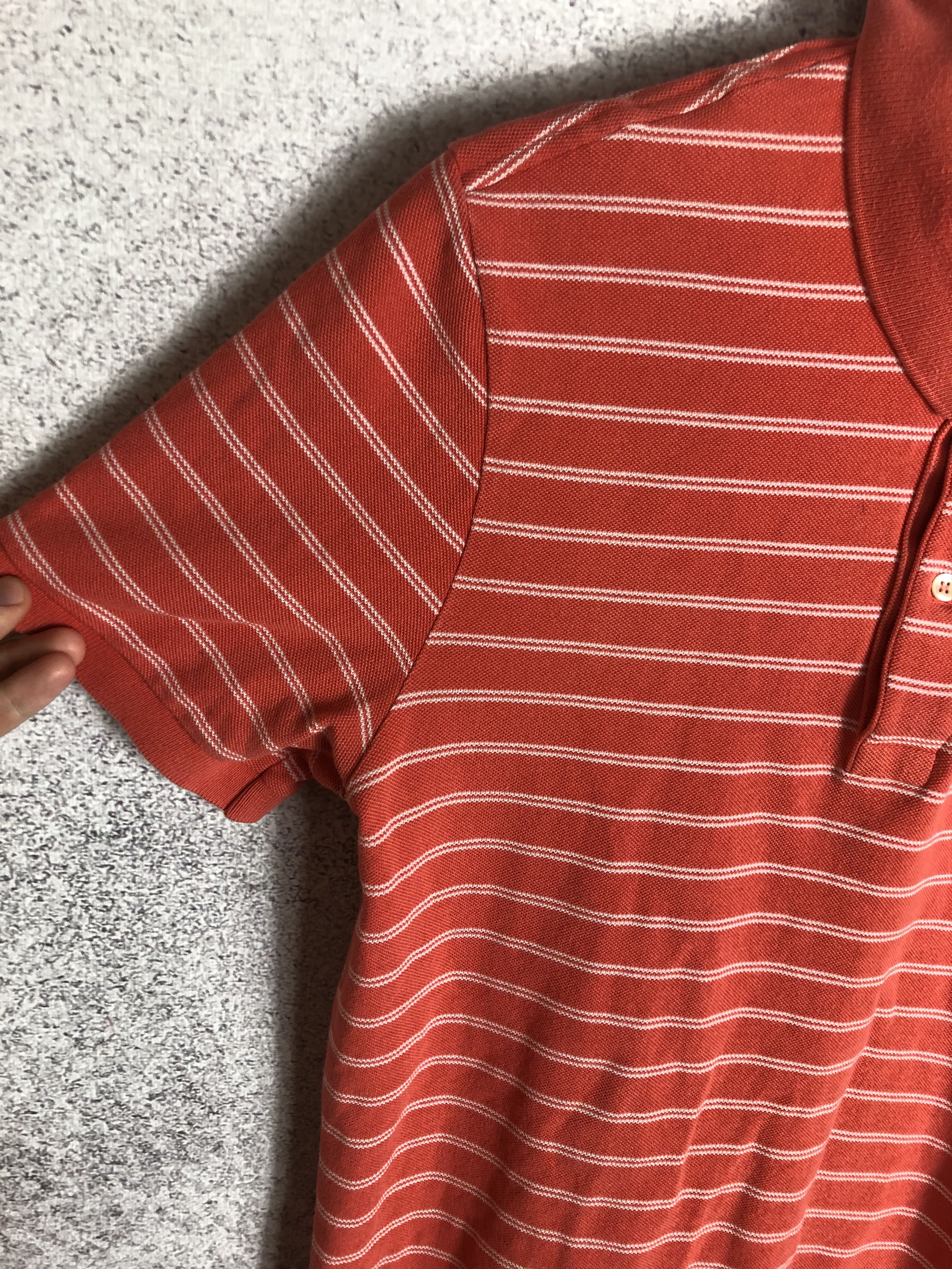 Lacoste Men’s Lacoste Striped Short Sleeve Polo Shirt Size US M / EU 48-50 / 2 - 4 Thumbnail