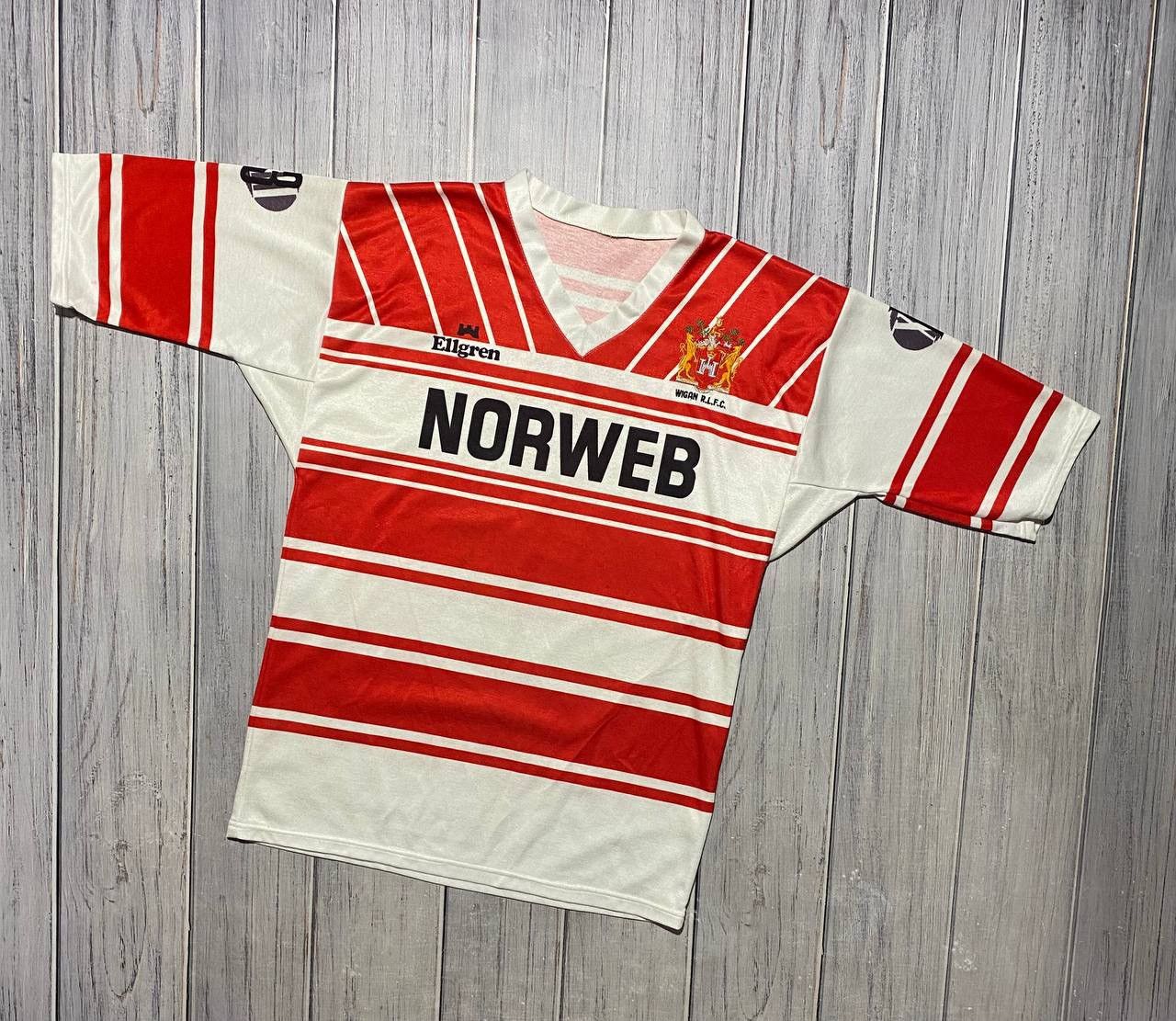 Other Wigan Warriors 1989 1991 Home Rugby Shirt Jersey Men Size M Size US M / EU 48-50 / 2 - 1 Thumbnail