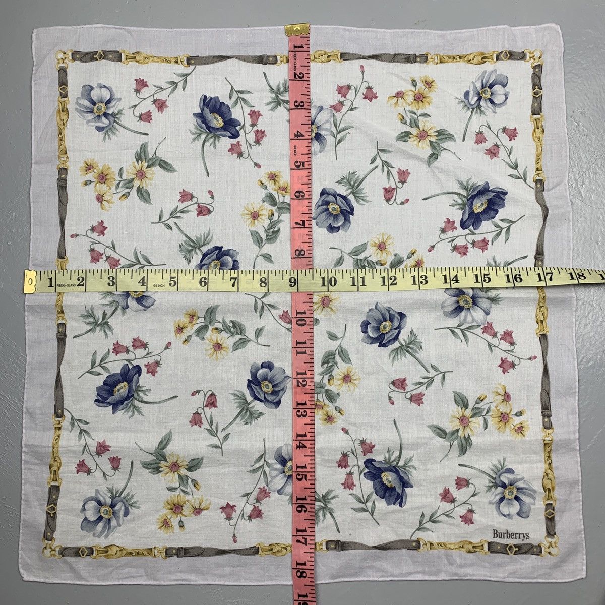 Burberry Burberry Vintage Handkerchief / Bandana / Neckerchief Size ONE SIZE - 6 Thumbnail