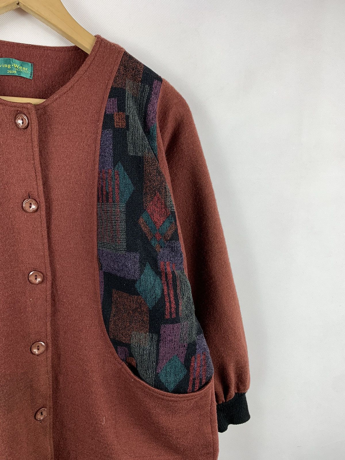 Japanese Brand × Vintage Vintage Living Wear Button Knitwear Size US M / EU 48-50 / 2 - 2 Thumbnail