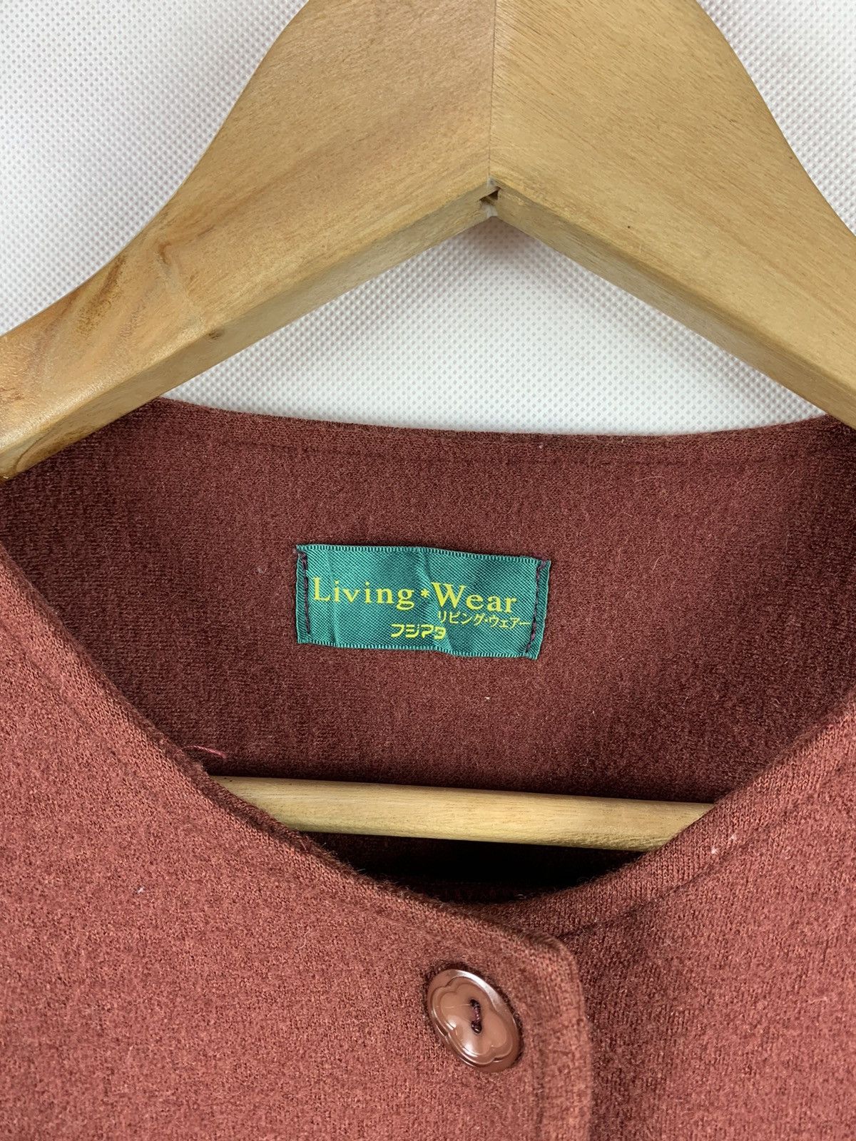 Japanese Brand × Vintage Vintage Living Wear Button Knitwear Size US M / EU 48-50 / 2 - 3 Thumbnail