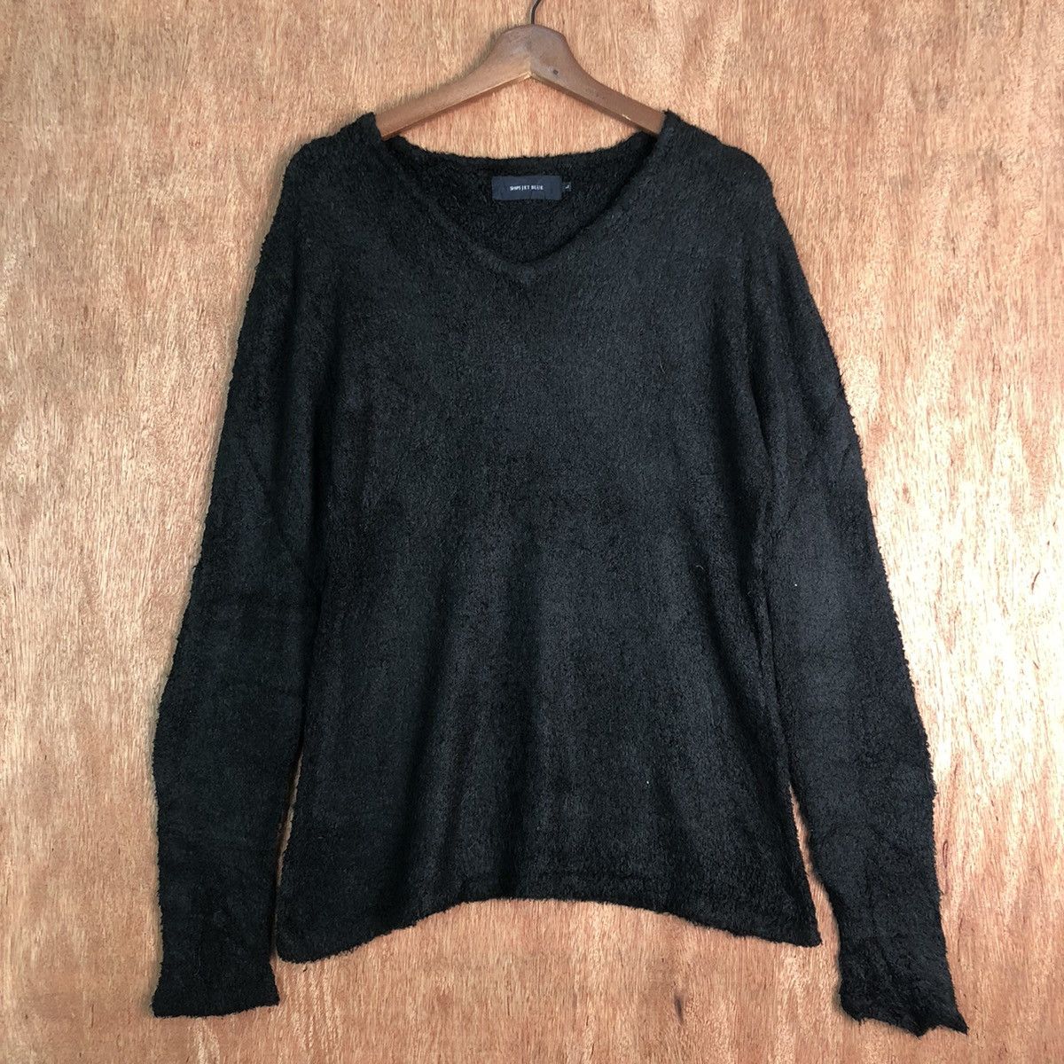 Ships Jet Blue Ship Jet Blue Mohair Black Knitwear Size US L / EU 52-54 / 3 - 3 Thumbnail