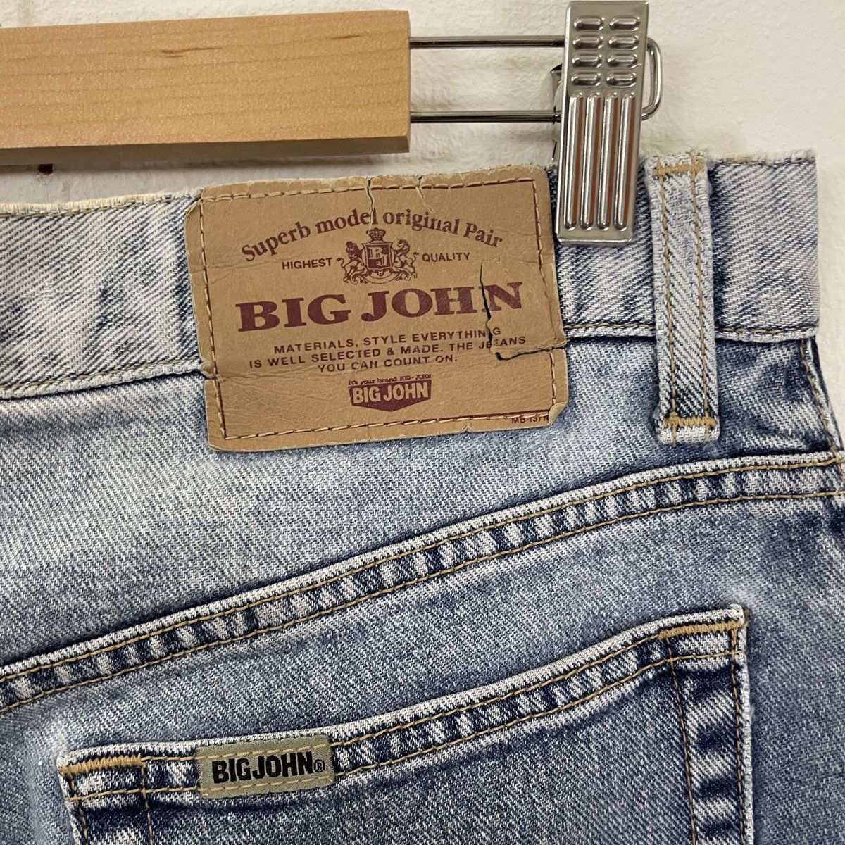 Big John Vintage Big John Distressed Denim Jeans Size US 30 / EU 46 - 7 Thumbnail