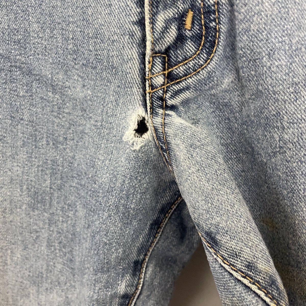 Big John Vintage Big John Distressed Denim Jeans Size US 30 / EU 46 - 6 Thumbnail