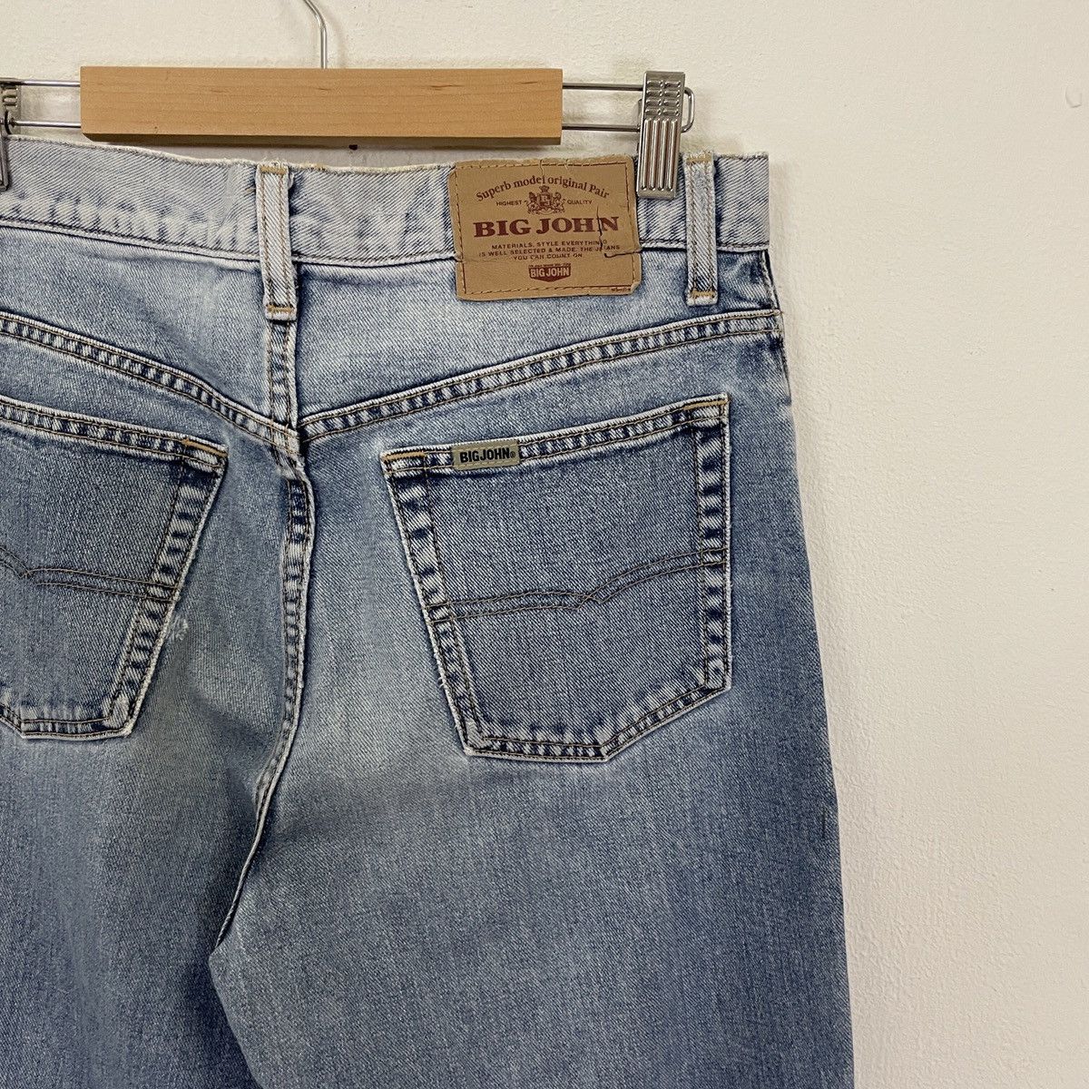 Big John Vintage Big John Distressed Denim Jeans Size US 30 / EU 46 - 10 Thumbnail