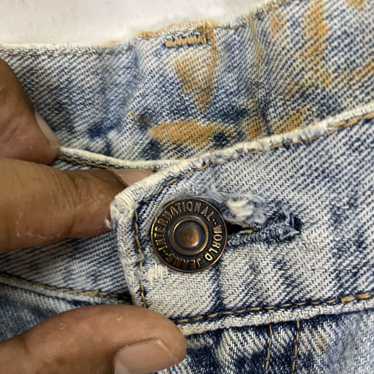 Big John Vintage Big John Distressed Denim Jeans Size US 30 / EU 46 - 5 Thumbnail