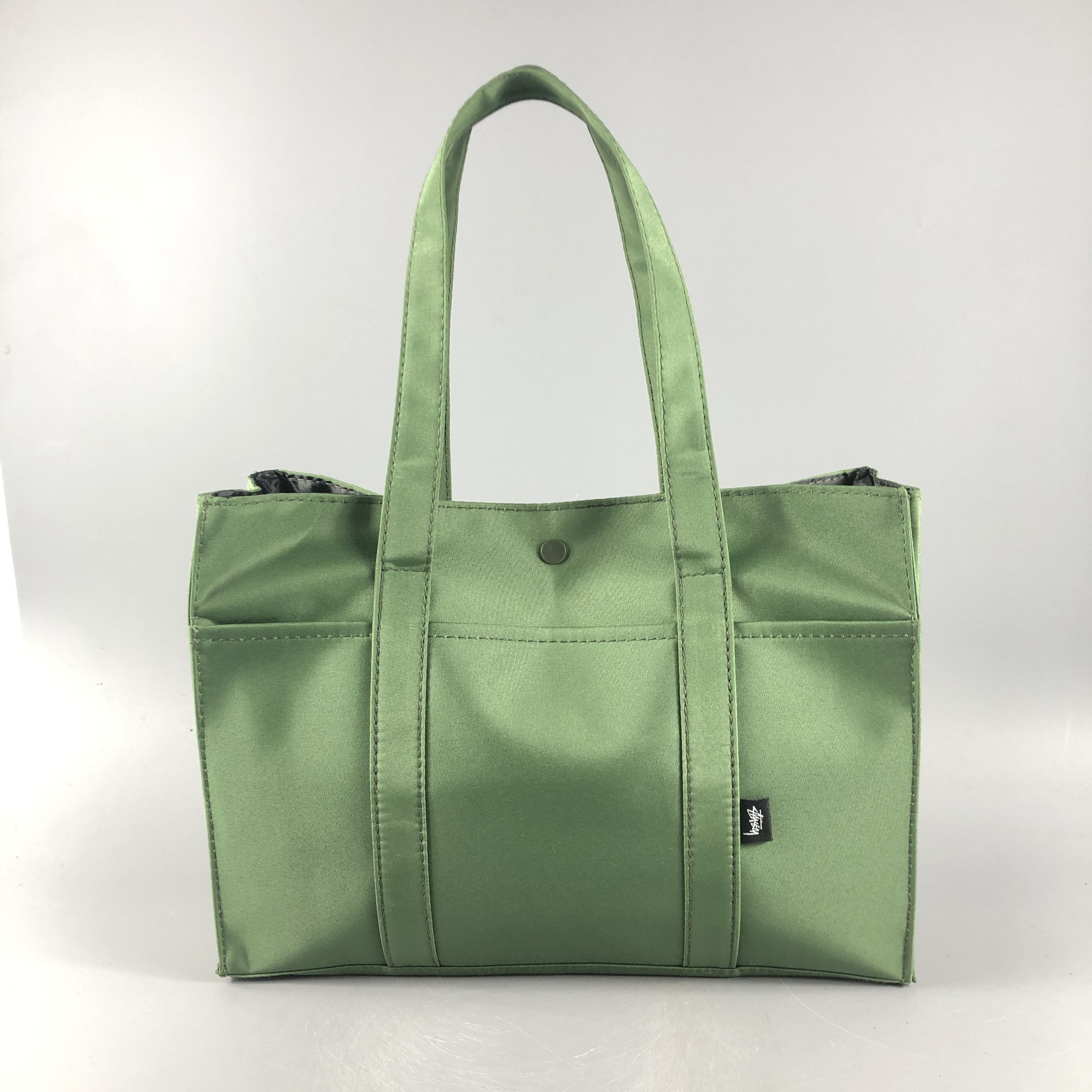 Stussy Stussy Military Colour Tote Bag Stussy Magazine Green Size ONE SIZE - 4 Thumbnail