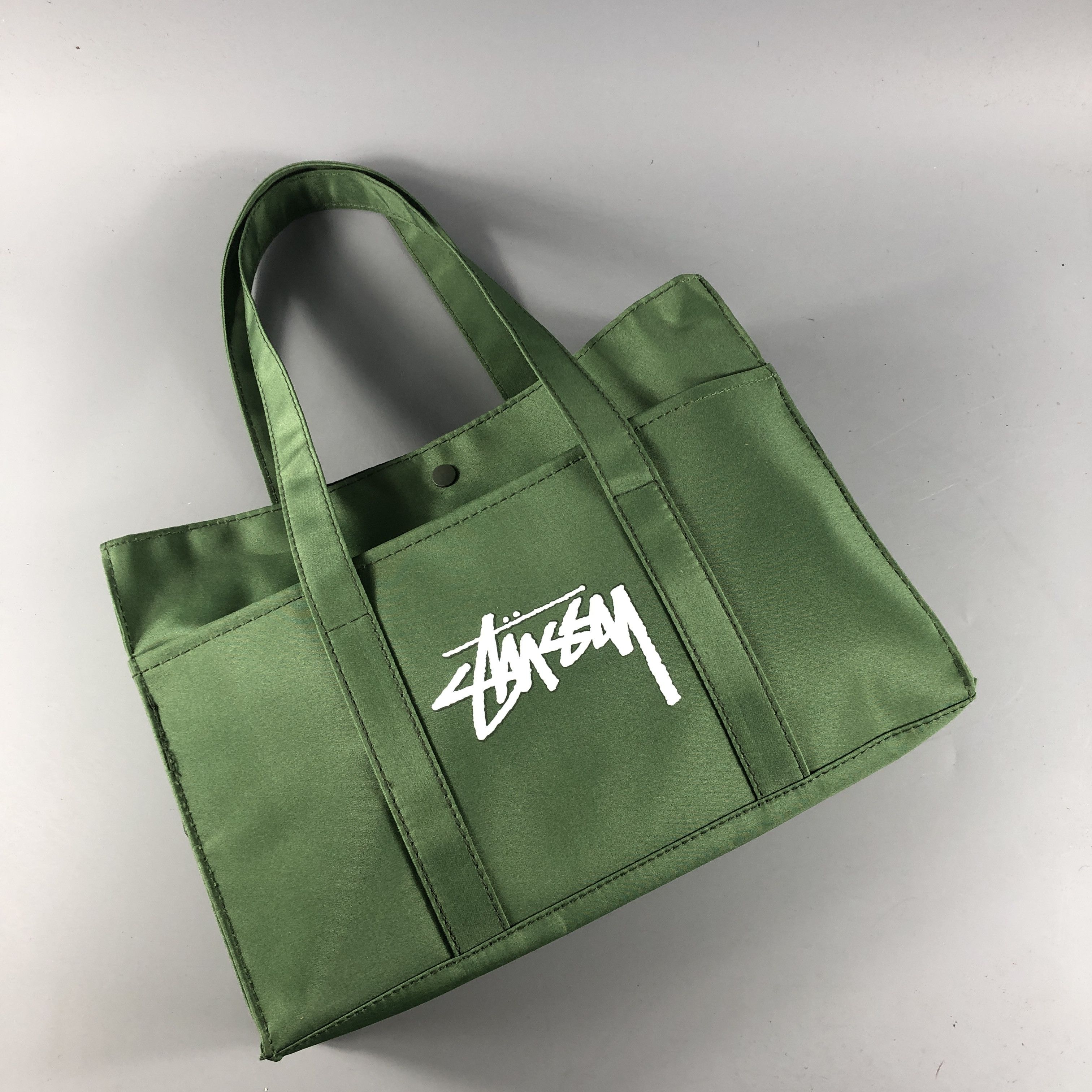 Stussy Stussy Military Colour Tote Bag Stussy Magazine Green Size ONE SIZE - 2 Thumbnail