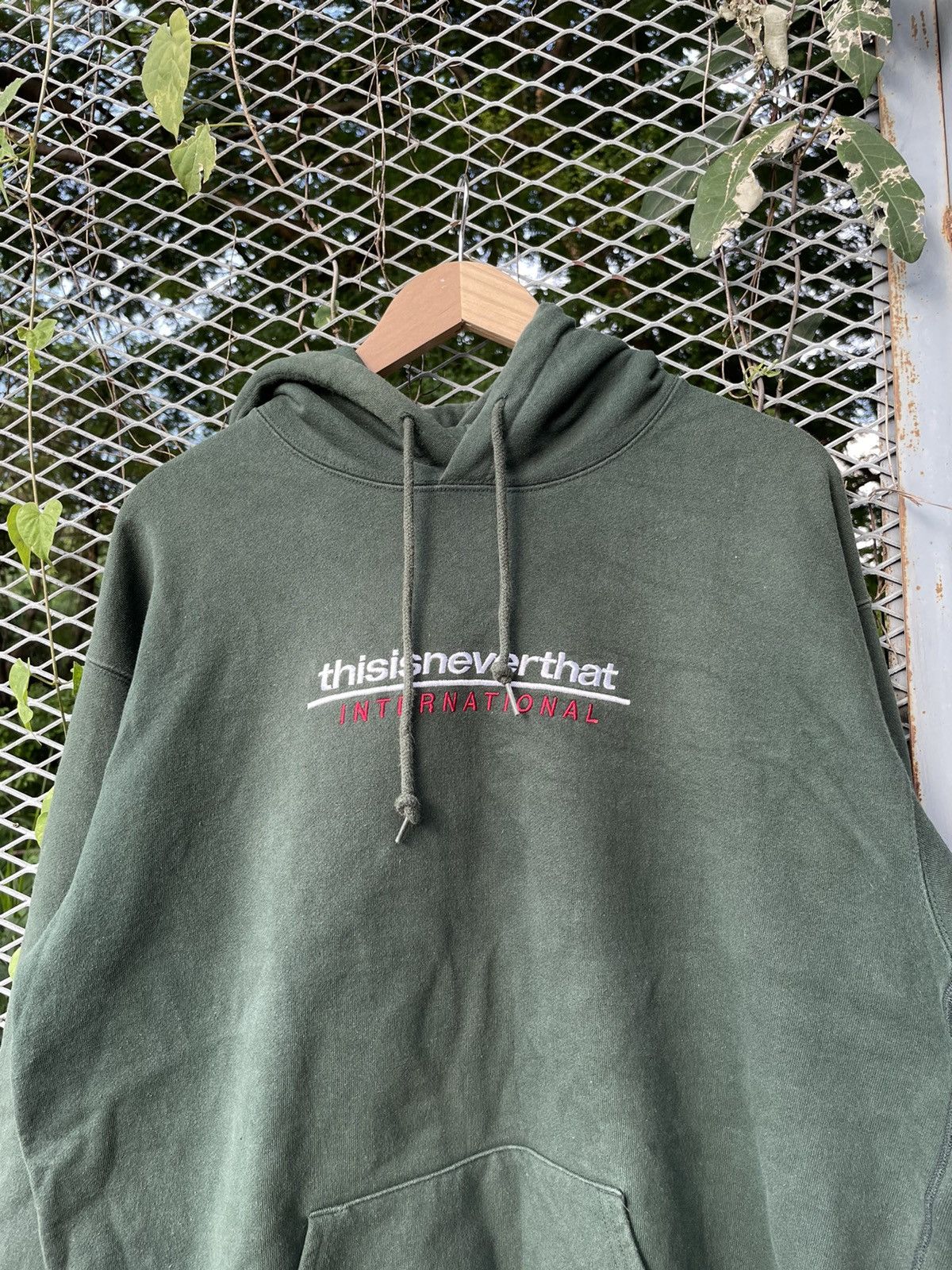 Thisisneverthat Green Hoodie