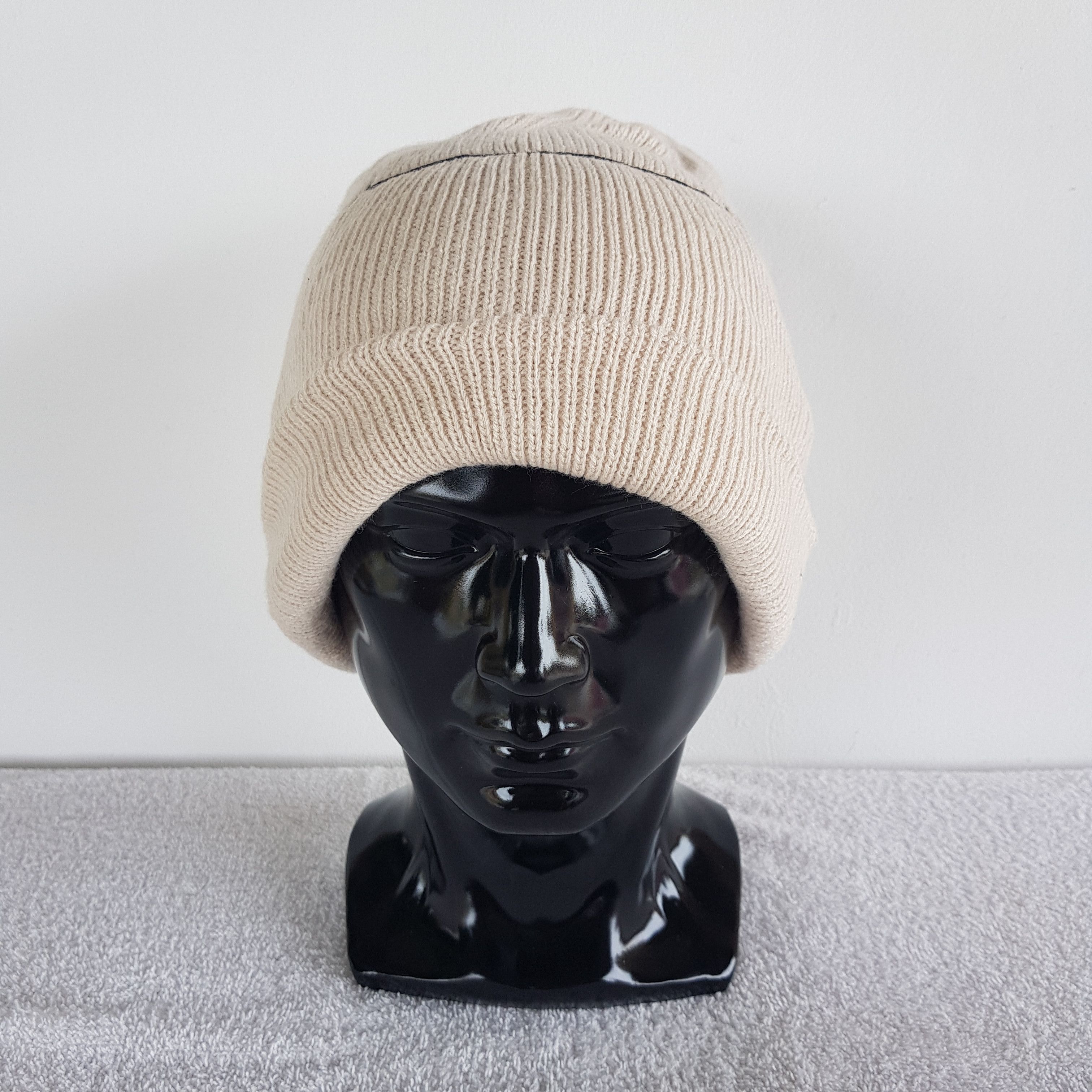 Japanese Brand × Vintage Smile Face Beanie Kapital Snow Cap Japanese Smile Face Hats Size ONE SIZE - 2 Thumbnail