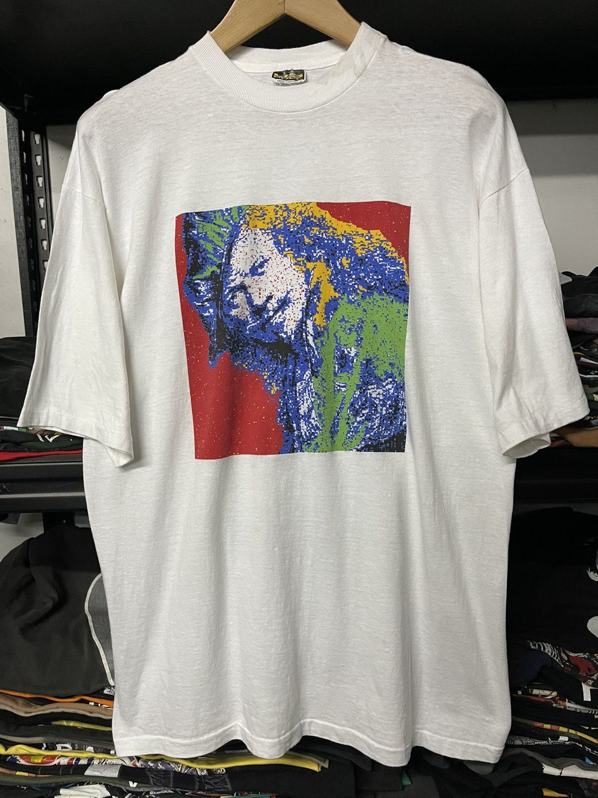 Keith Haring × Vintage Vintage 90s Captain Hook Pop Art By Hering Tees Size US XL / EU 56 / 4 - 1 Thumbnail