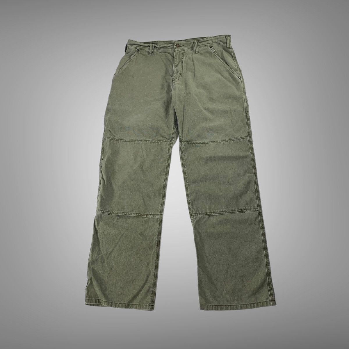 Image of 90's Patagonia Double Knee Cargo Pants in Green, Men's (Size 36)