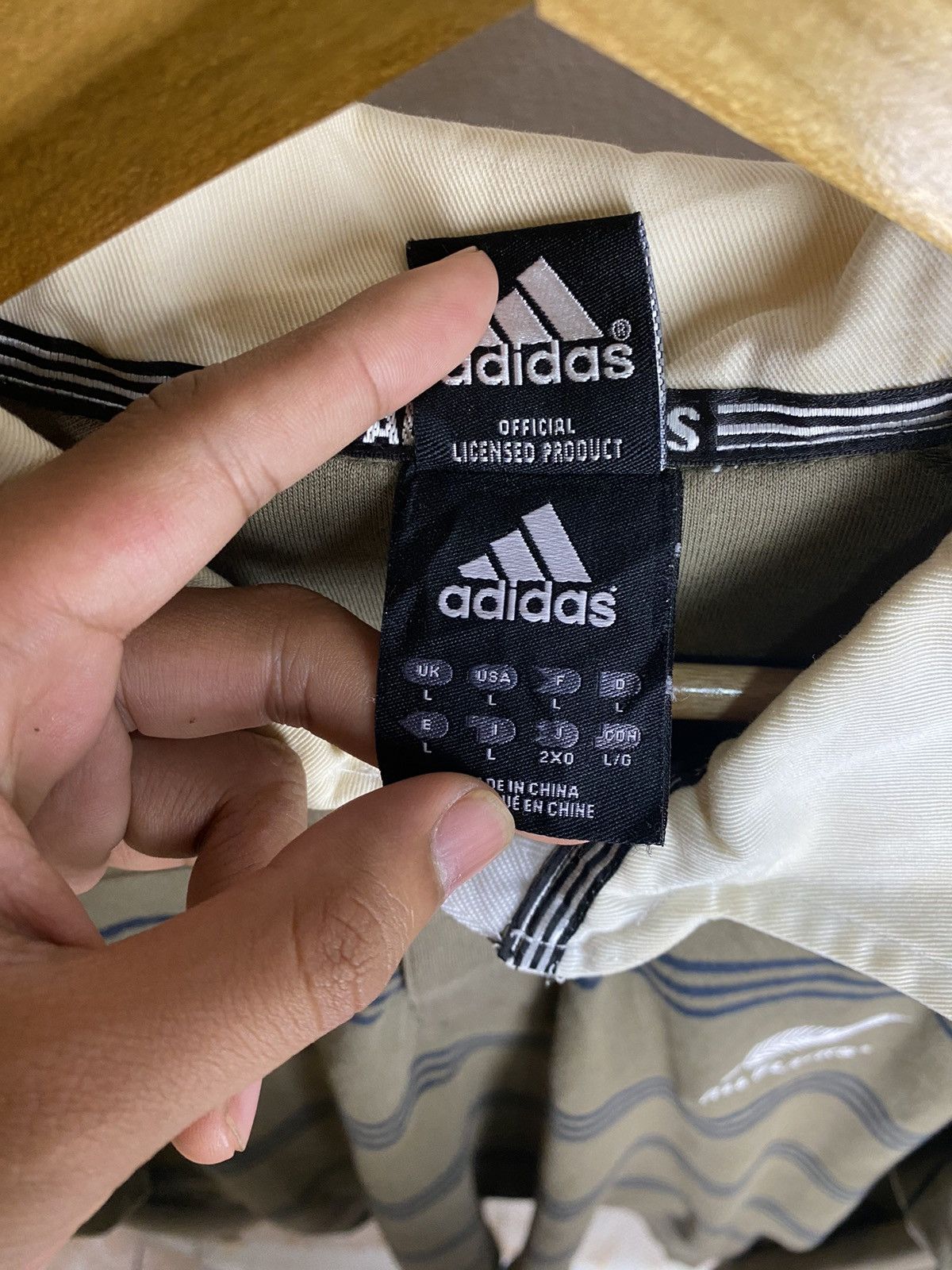 Adidas Adidas All Black Stripe Rugby Shirt Polos Size US XXL / EU 58 / 5 - 7 Thumbnail