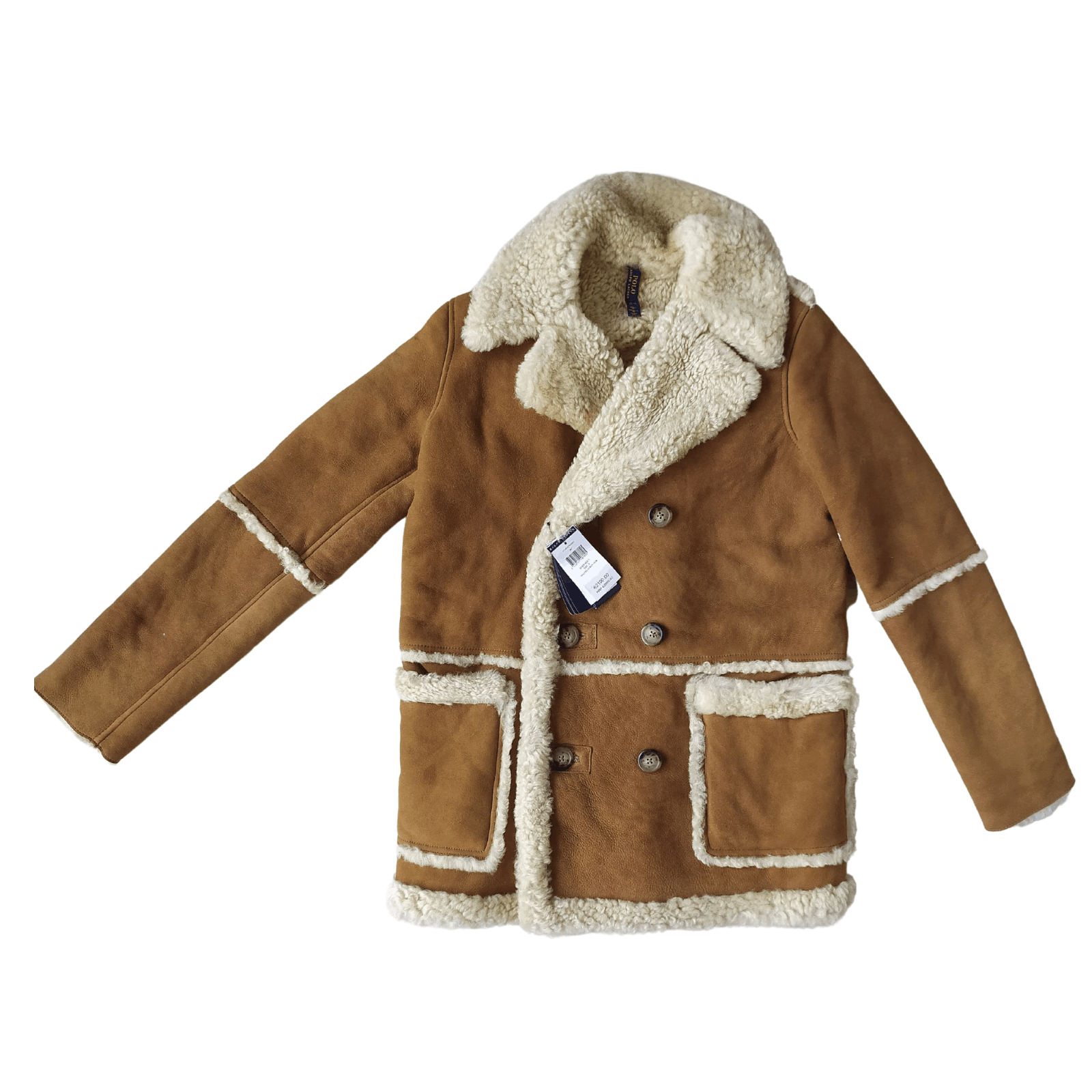 Polo Ralph Lauren Women's Shearling Reversible Peacoat $3900