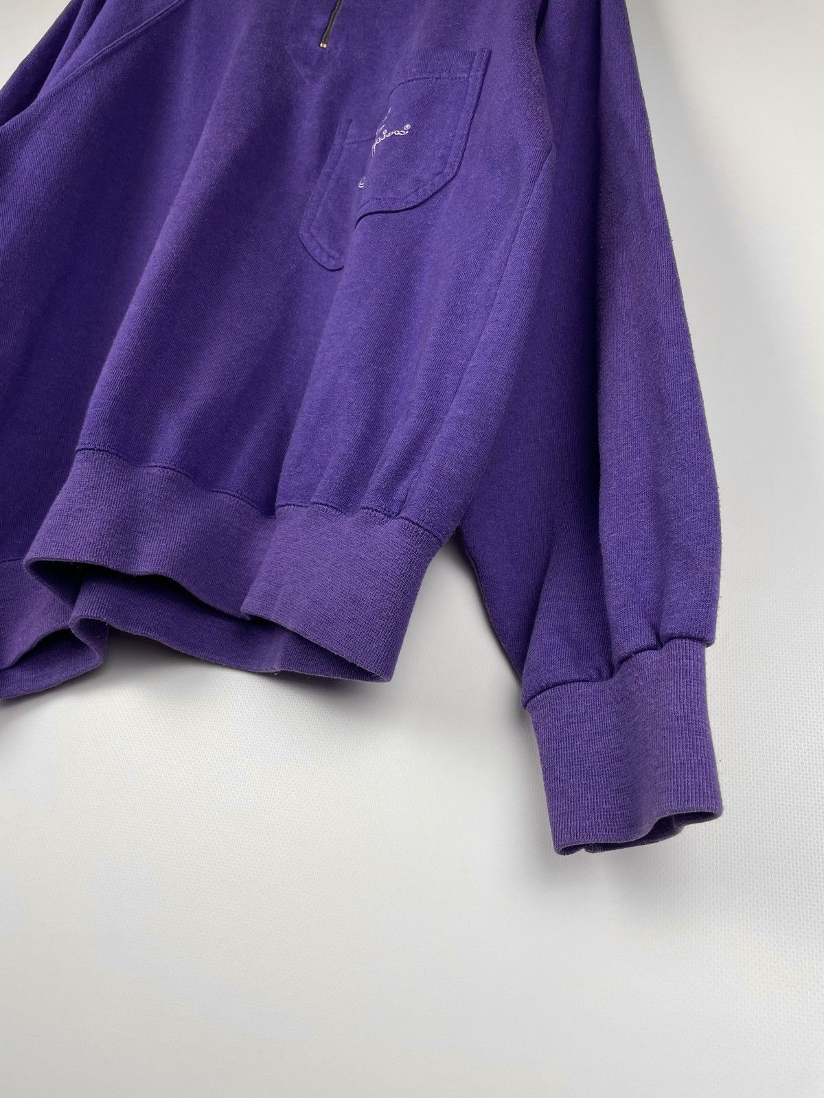 Champion × Vintage Vintage 80s Champion Quarter Zip Sweatshirt Size US S / EU 44-46 / 1 - 4 Thumbnail