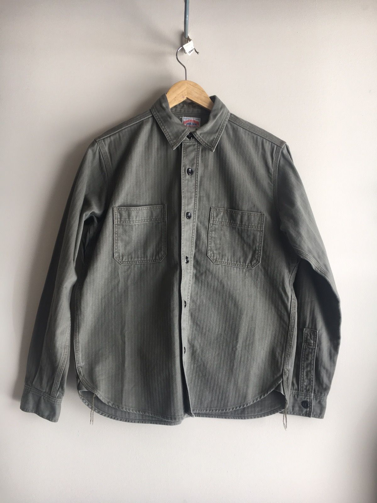 Pre-owned The Real Mccoys The Real Mccoy's Hbt Shirt Jacket In Khaki Green