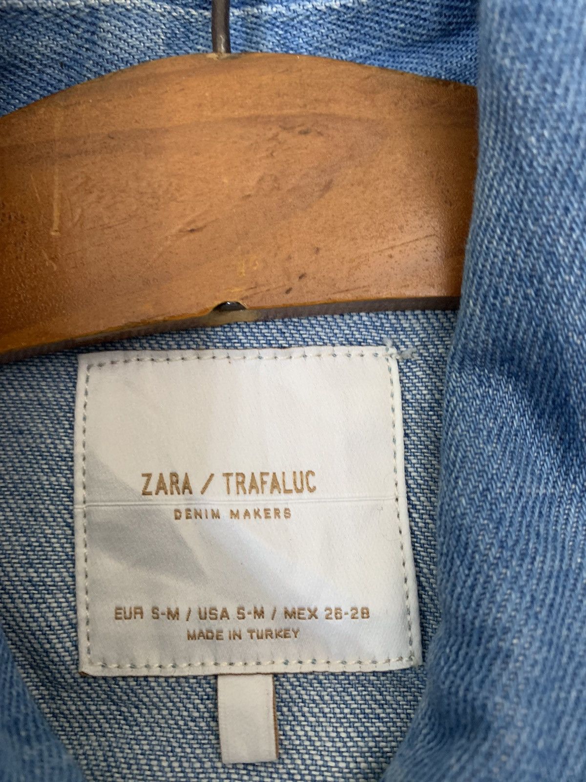 Zara Zara Trafaluc Nice Design Denim Shirt Jacket Size M / US 6-8 / IT 42-44 - 7 Thumbnail