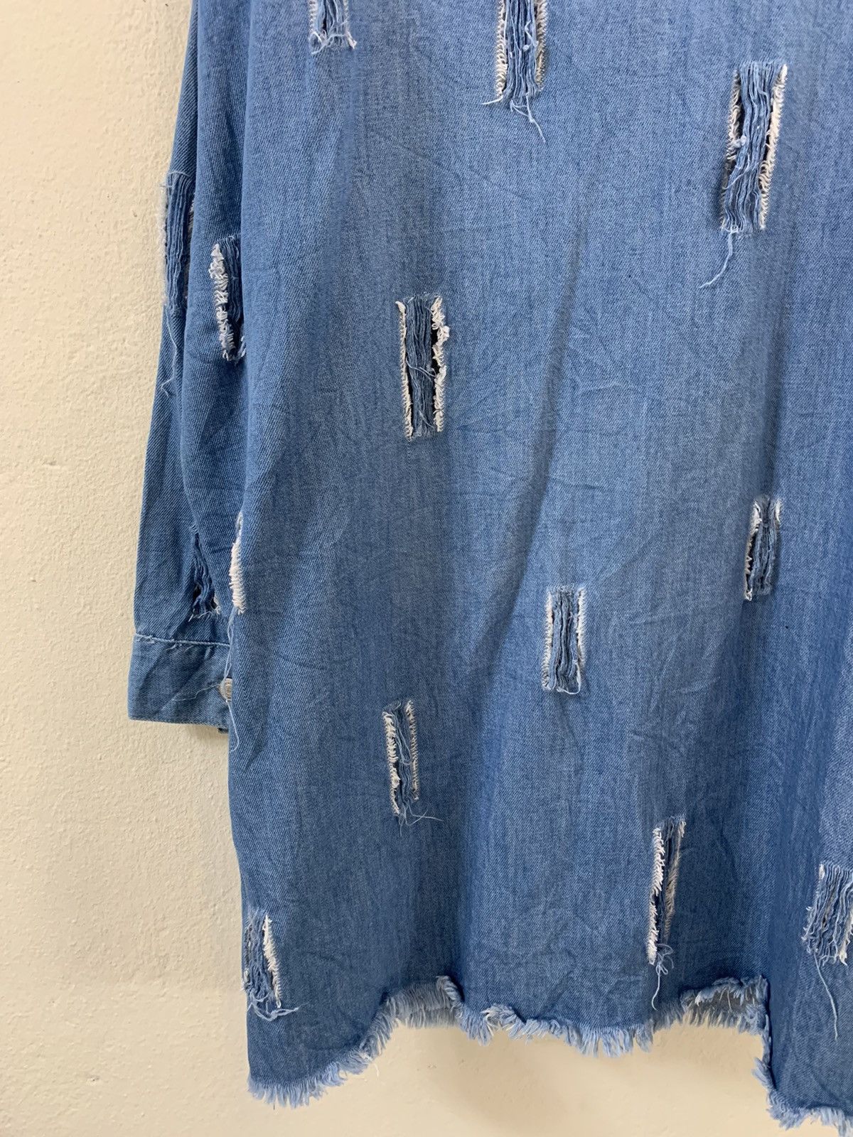 Zara Zara Trafaluc Nice Design Denim Shirt Jacket Size M / US 6-8 / IT 42-44 - 11 Thumbnail