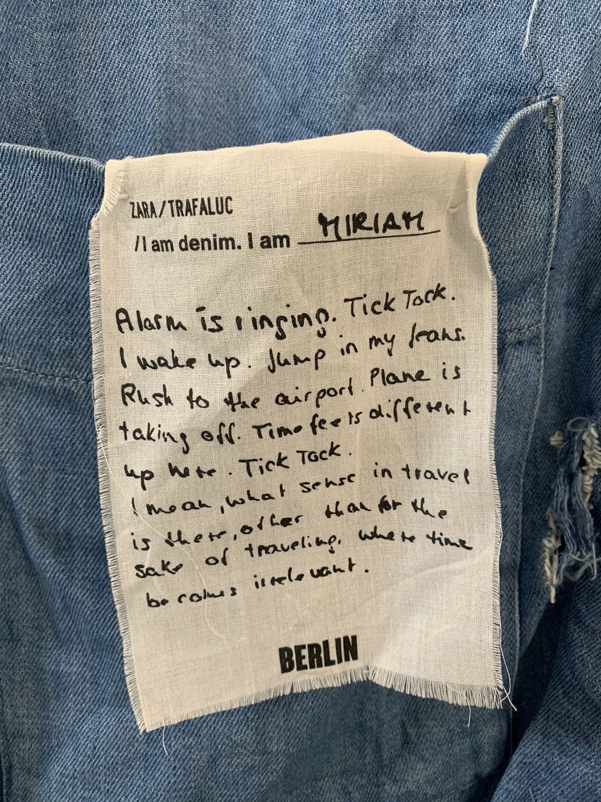 Zara Zara Trafaluc Nice Design Denim Shirt Jacket Size M / US 6-8 / IT 42-44 - 5 Thumbnail