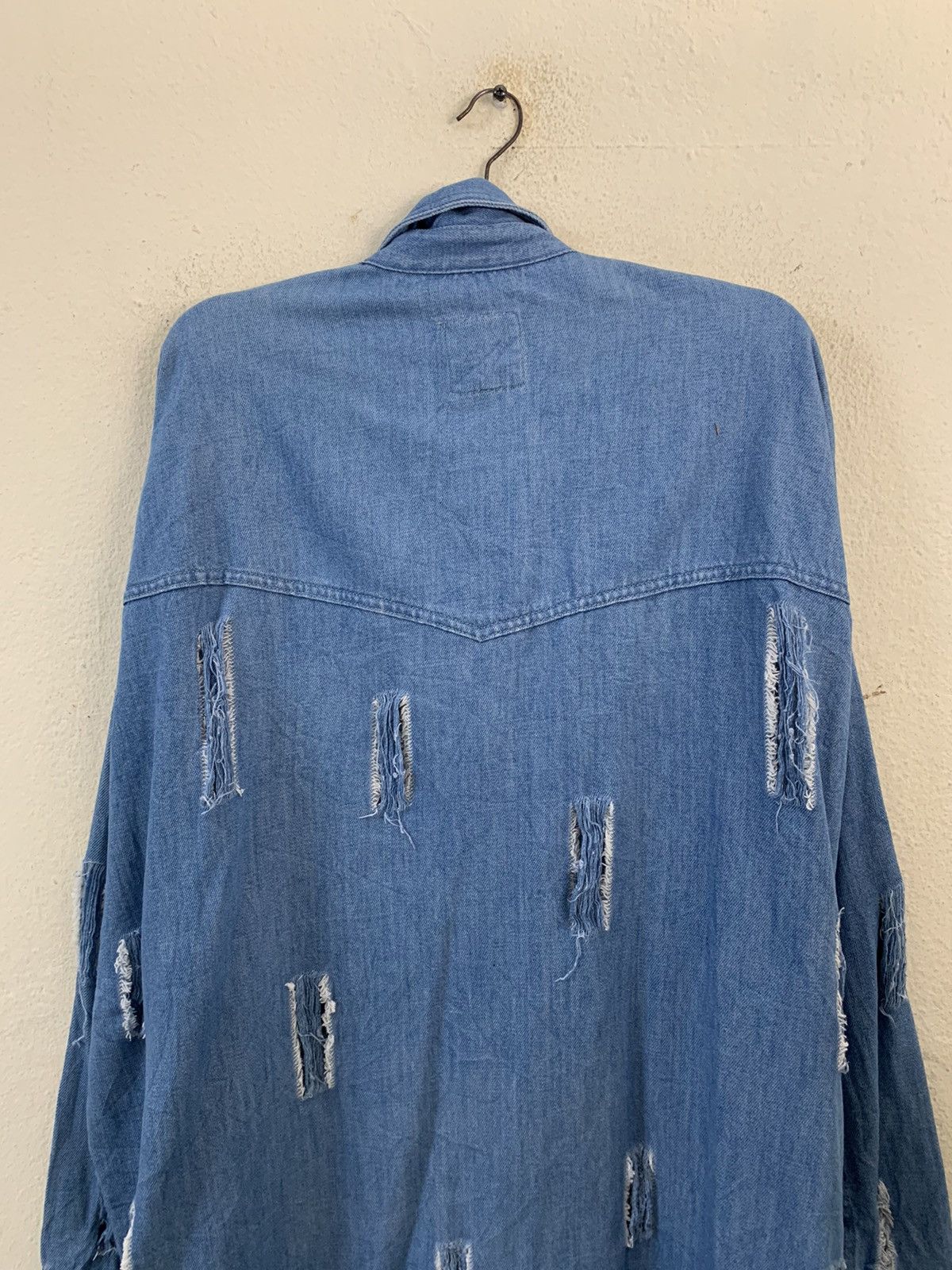 Zara Zara Trafaluc Nice Design Denim Shirt Jacket Size M / US 6-8 / IT 42-44 - 12 Thumbnail