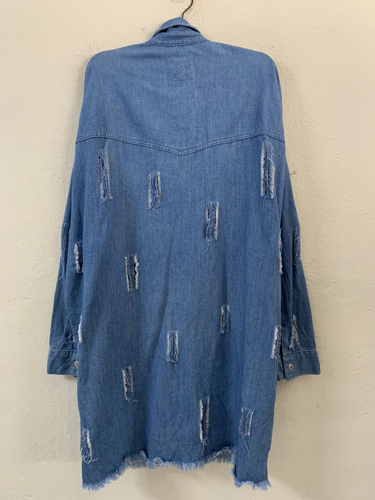 Zara Zara Trafaluc Nice Design Denim Shirt Jacket Size M / US 6-8 / IT 42-44 - 9 Thumbnail