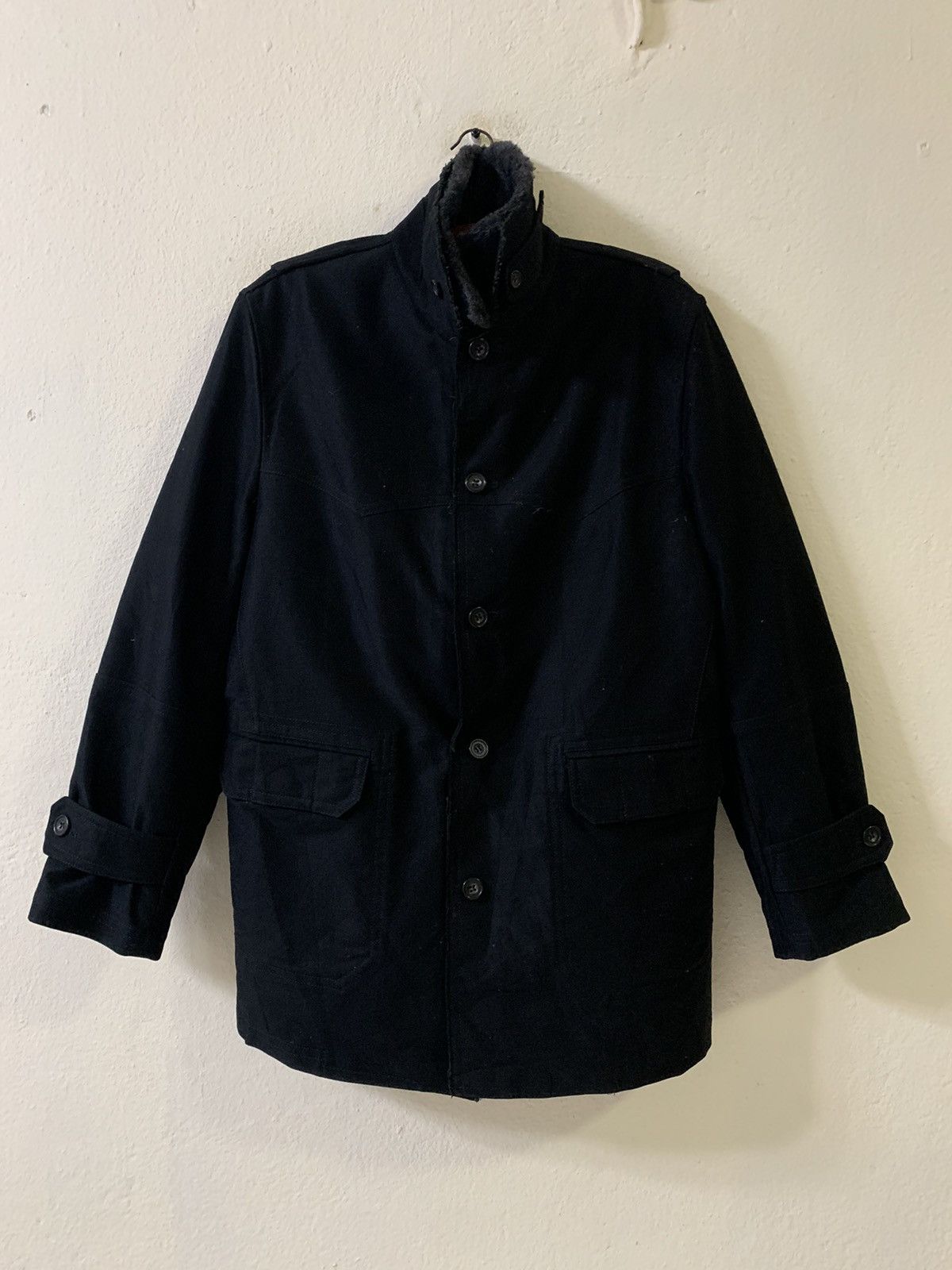 image of Monsieur Nicole Coat Jacket in Black, Men's (Size Medium)