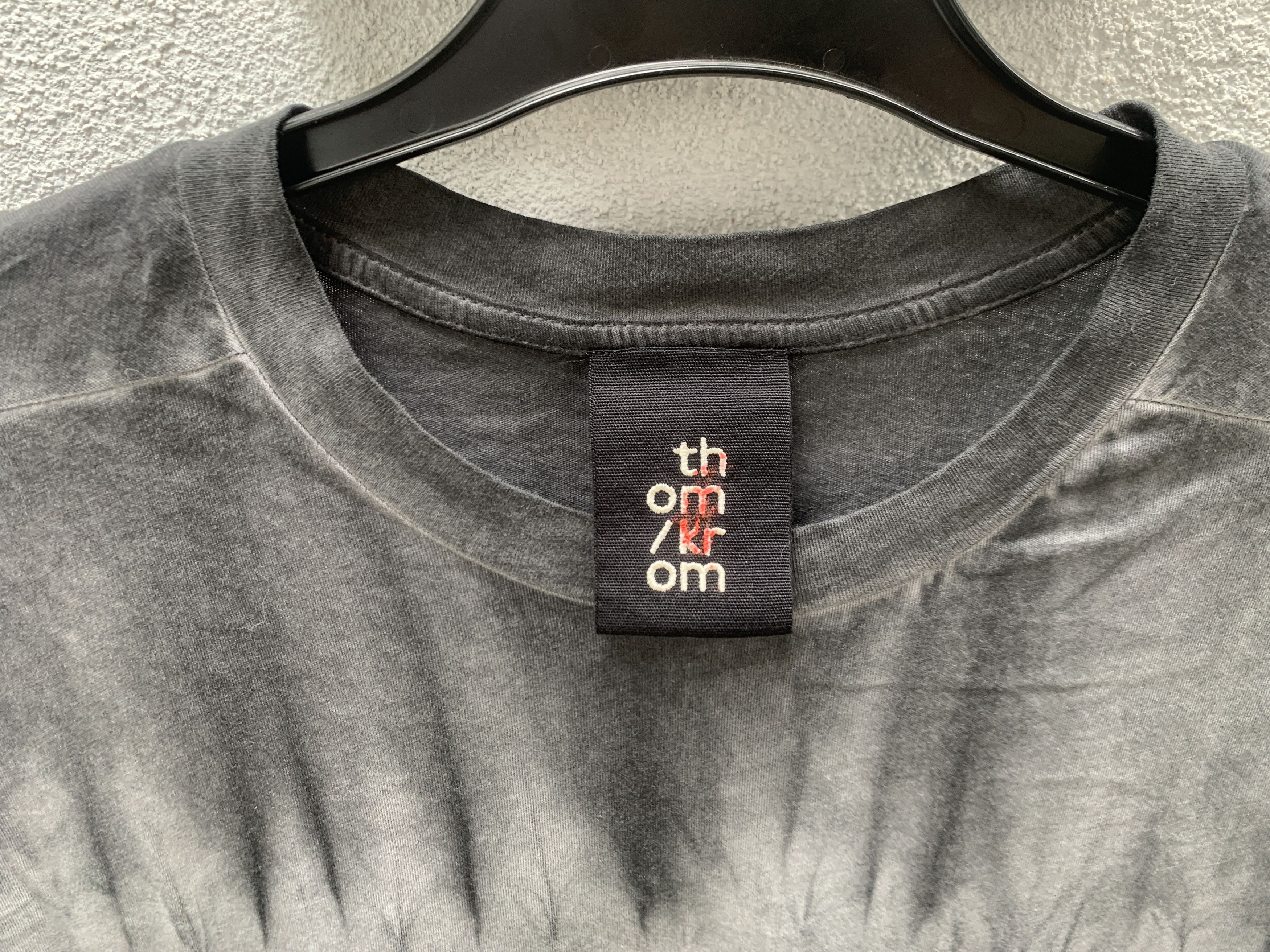 Thom Krom Thom Krom Unisex Tie Dye Stripe Tshirt Size US S / EU 44-46 / 1 - 5 Thumbnail