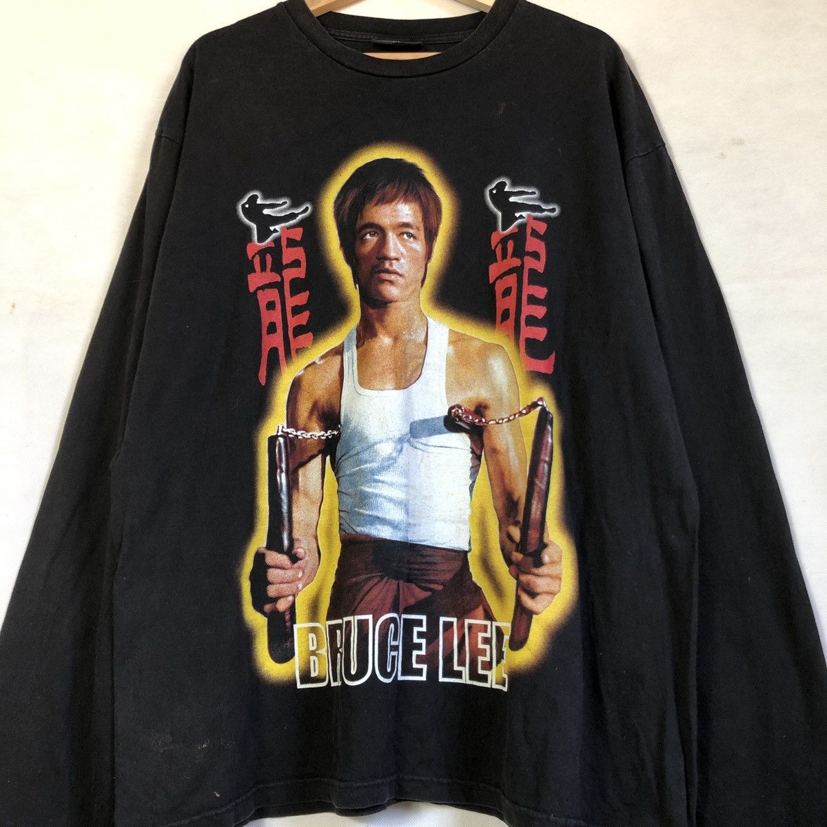 Rap Tees × Vintage Vintage Bruce Lee Kung Fu Legend Tshirt Size US XL / EU 56 / 4 - 1 Thumbnail