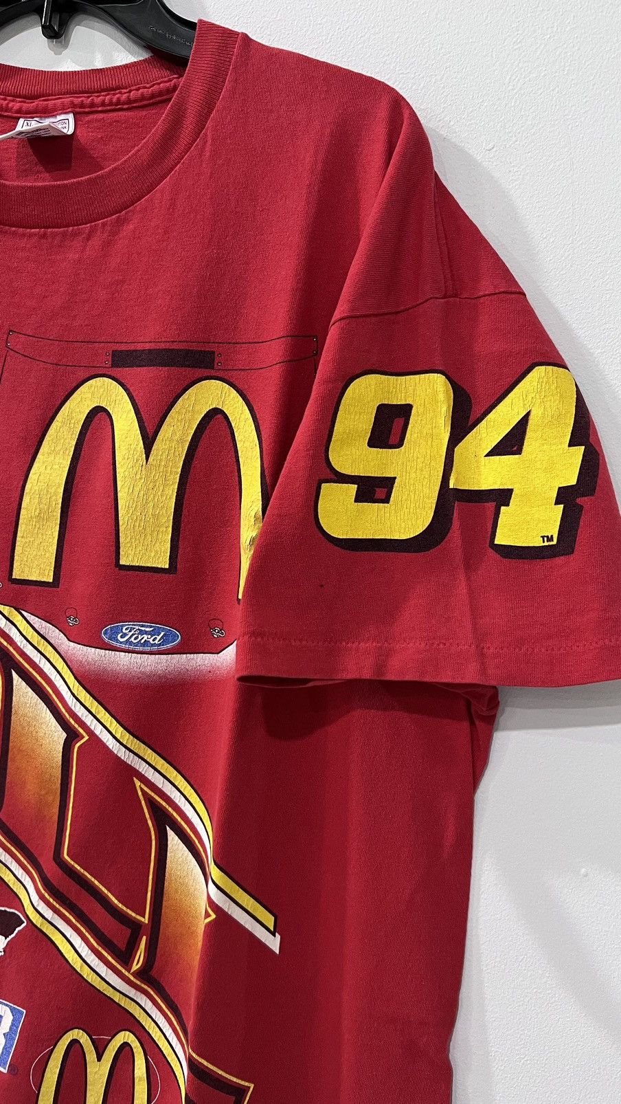 NASCAR Bill Elliott #94 Nascar McDonald’s Delta Tag Sz XL Size US XL / EU 56 / 4 - 5 Thumbnail