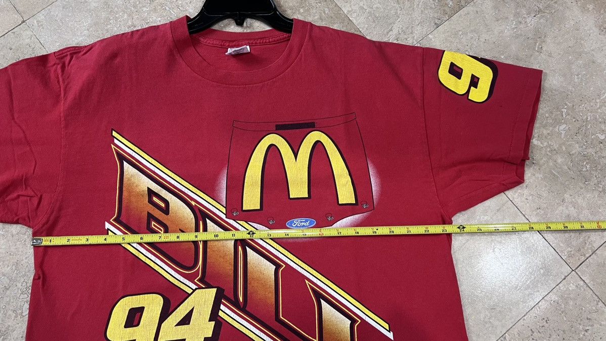 NASCAR Bill Elliott #94 Nascar McDonald’s Delta Tag Sz XL Size US XL / EU 56 / 4 - 10 Thumbnail