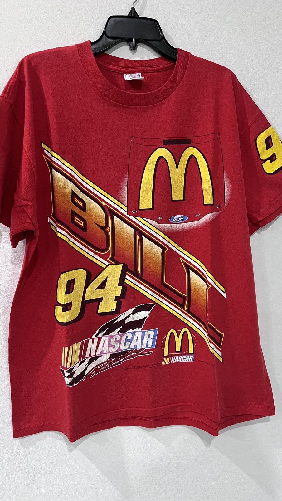 NASCAR Bill Elliott #94 Nascar McDonald’s Delta Tag Sz XL Size US XL / EU 56 / 4 - 1 Thumbnail