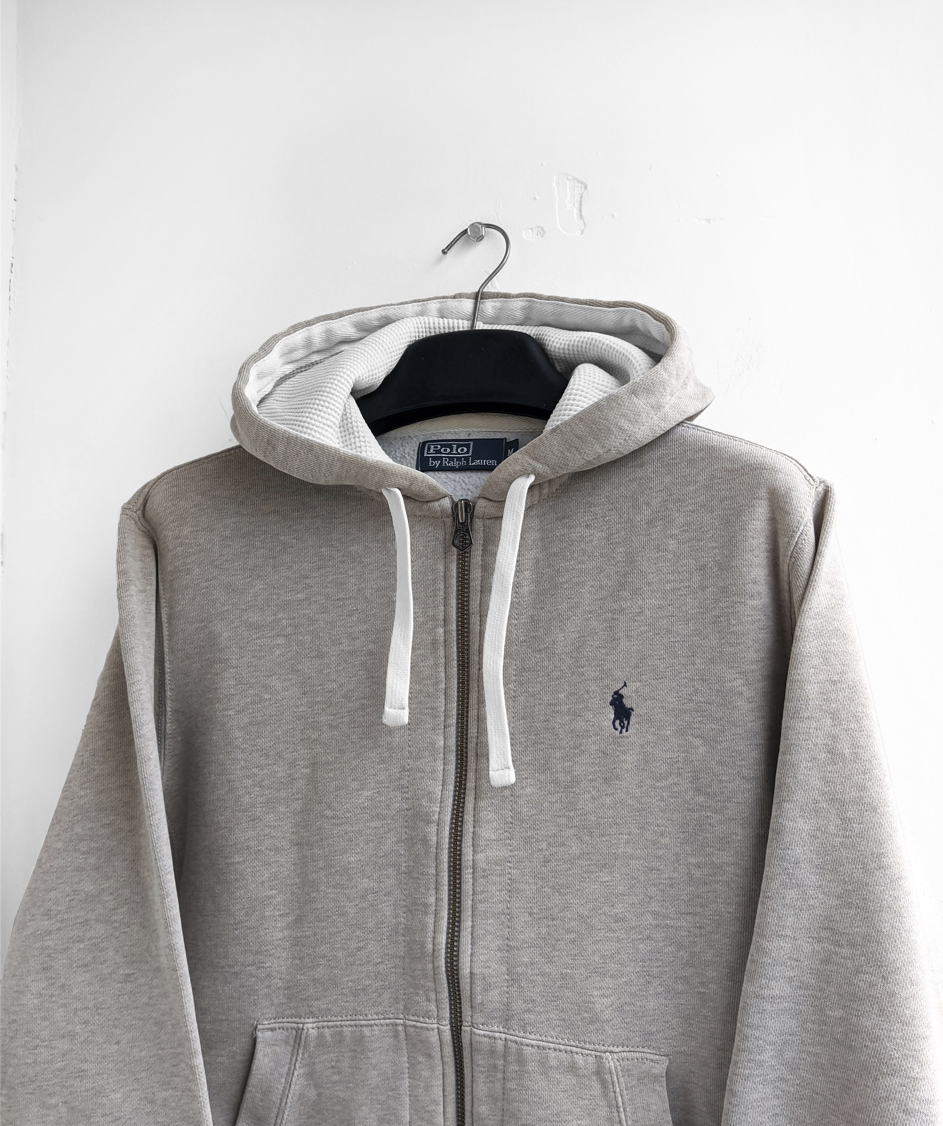 Polo Ralph Lauren Polo Ralph Lauren vintage zip hoodie gray sand ykk