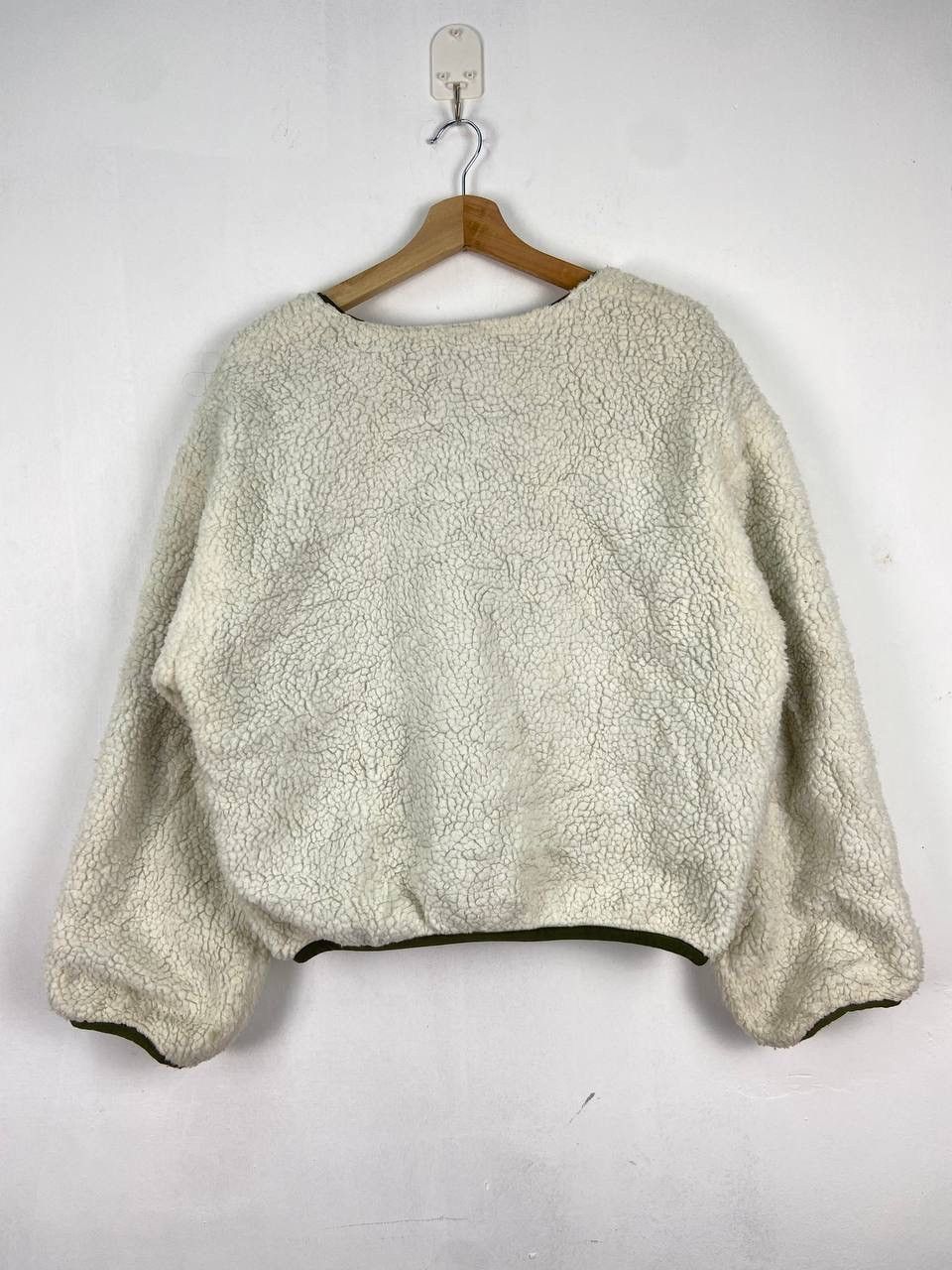 Japanese Brand Y2K Baggy Cardigan Deep Pile Reversible Jacket Size US M / EU 48-50 / 2 - 3 Thumbnail