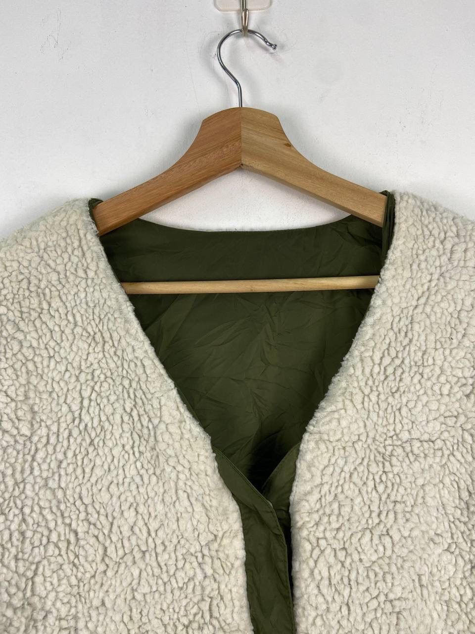 Japanese Brand Y2K Baggy Cardigan Deep Pile Reversible Jacket Size US M / EU 48-50 / 2 - 5 Thumbnail