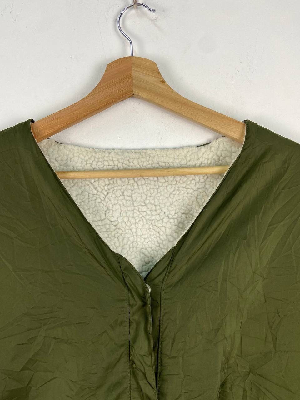 Japanese Brand Y2K Baggy Cardigan Deep Pile Reversible Jacket Size US M / EU 48-50 / 2 - 10 Thumbnail
