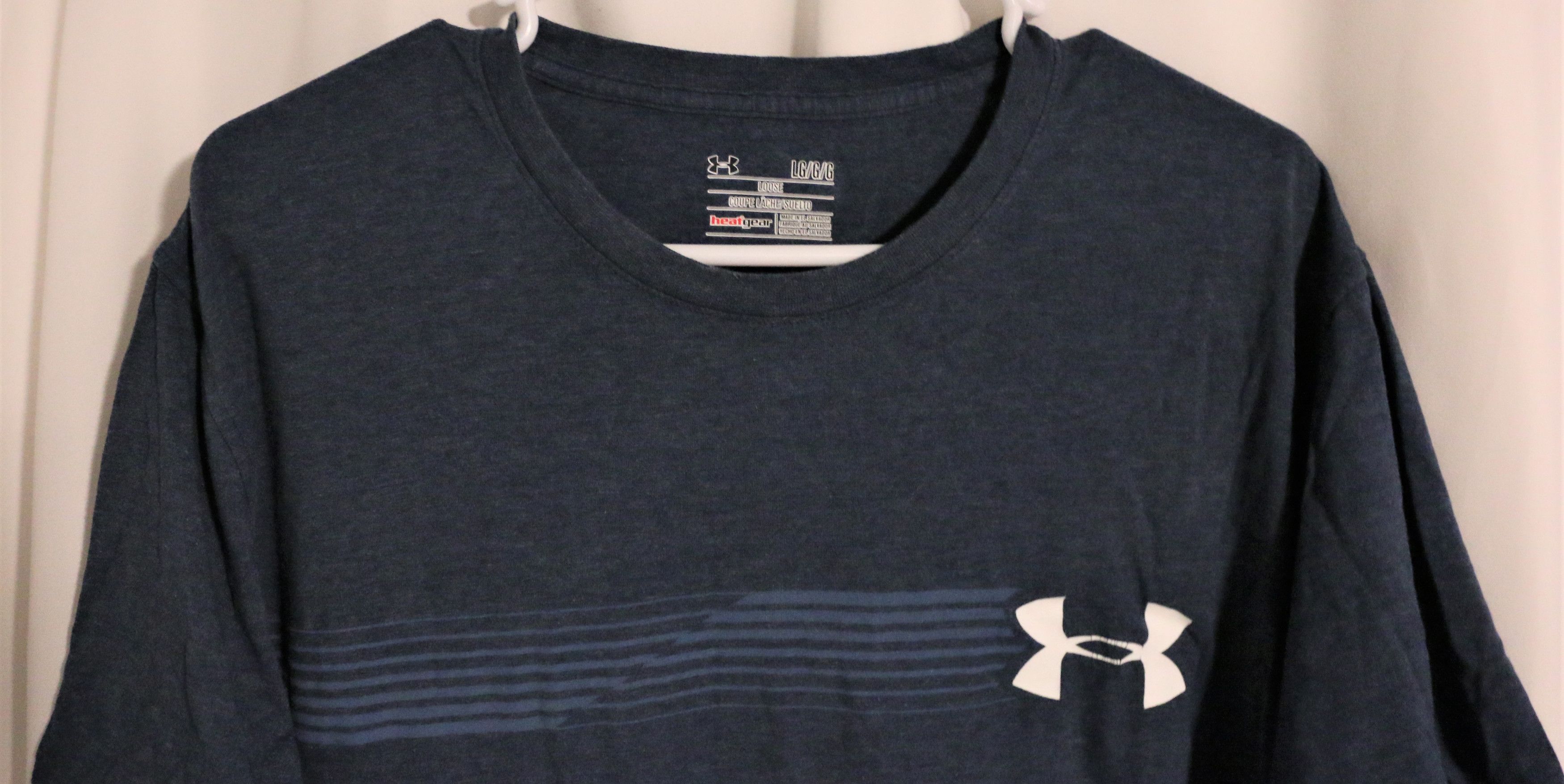 Under Armour Large Loose(xl) Heat gear Short Sleeve TShirt Workout Gym T Size US L / EU 52-54 / 3 - 2 Thumbnail