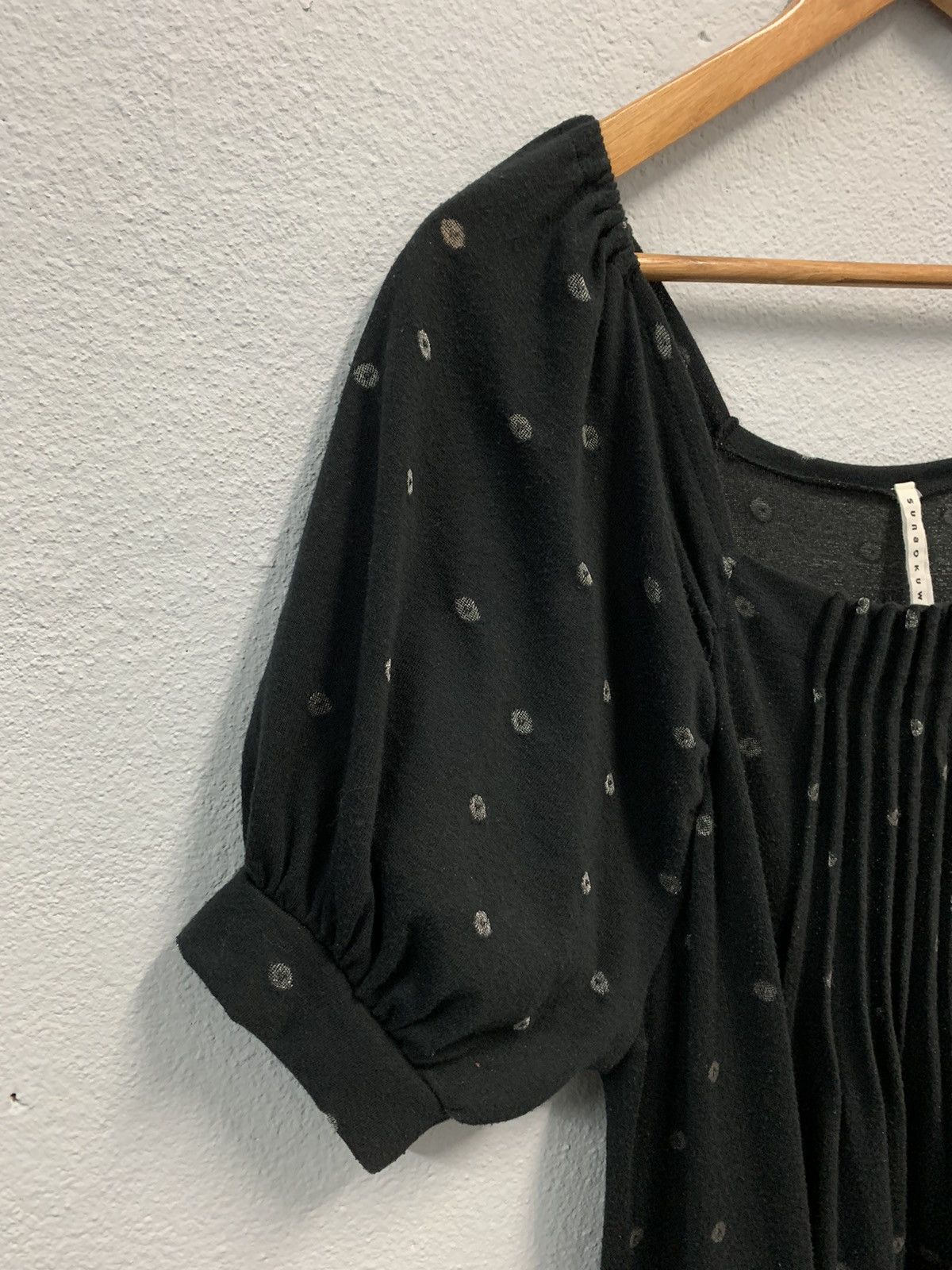 Issey Miyake SUNAO KUWAHARA By Issey Miyake Polkadot Midi Dress Size M / US 6-8 / IT 42-44 - 4 Thumbnail