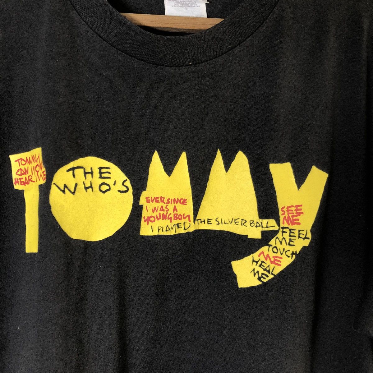 Band Tees × Vintage Vintage 90s Tommy Movie The Who Tshirt XL Size US XL / EU 56 / 4 - 5 Thumbnail
