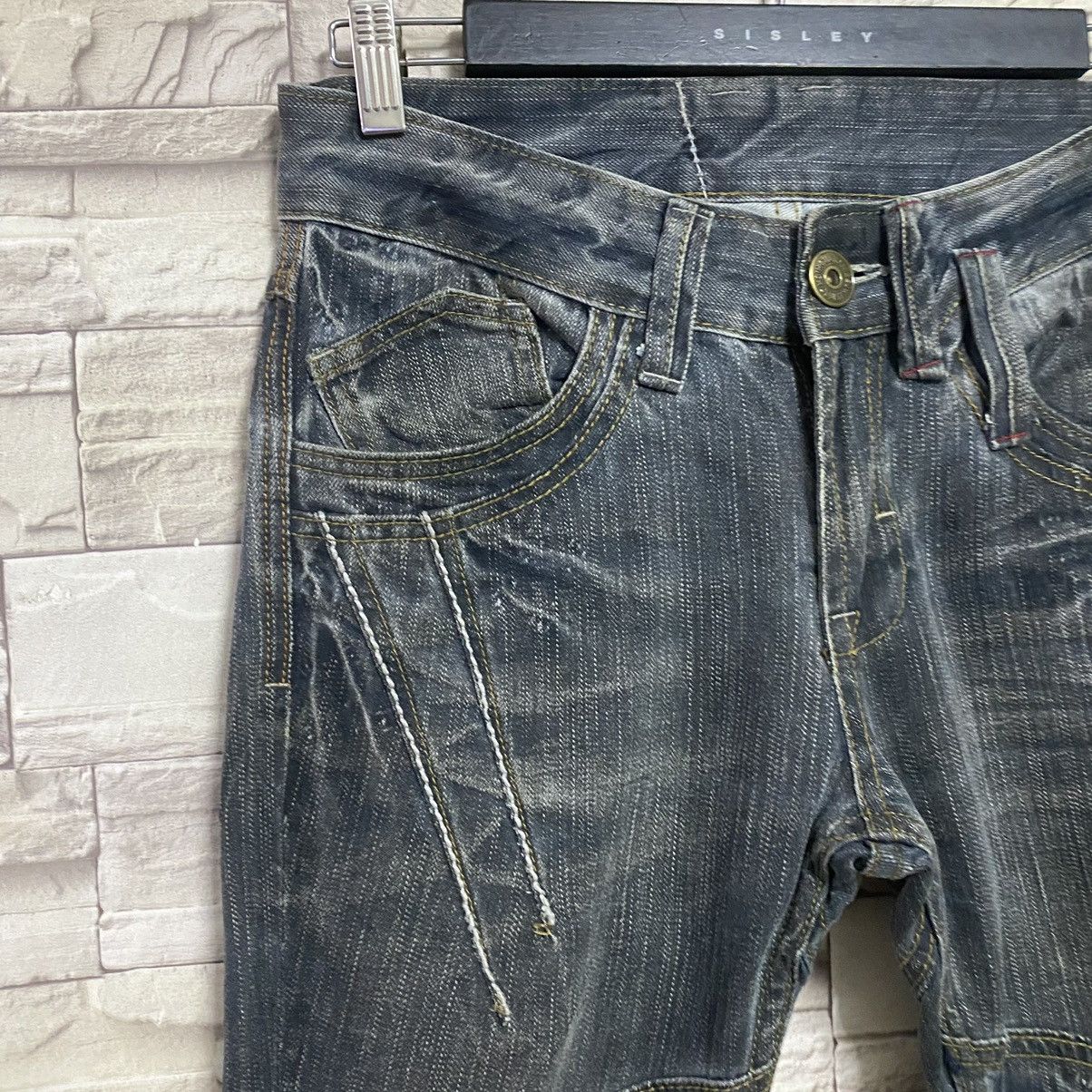 Japanese Brand RATTLETRAP Clawmark Denim Biker Jeans Size US 29 - 5 Thumbnail