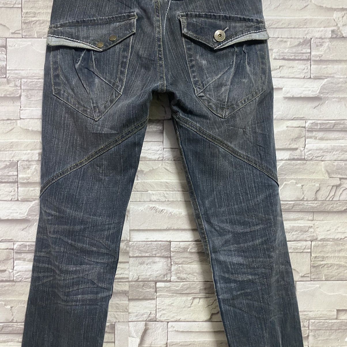 Japanese Brand RATTLETRAP Clawmark Denim Biker Jeans Size US 29 - 11 Thumbnail