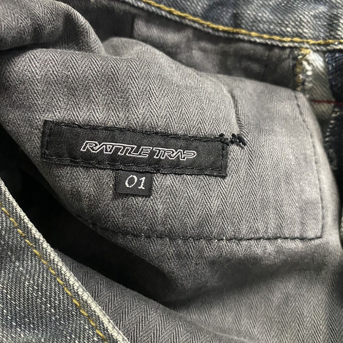 Japanese Brand RATTLETRAP Clawmark Denim Biker Jeans Size US 29 - 13 Thumbnail