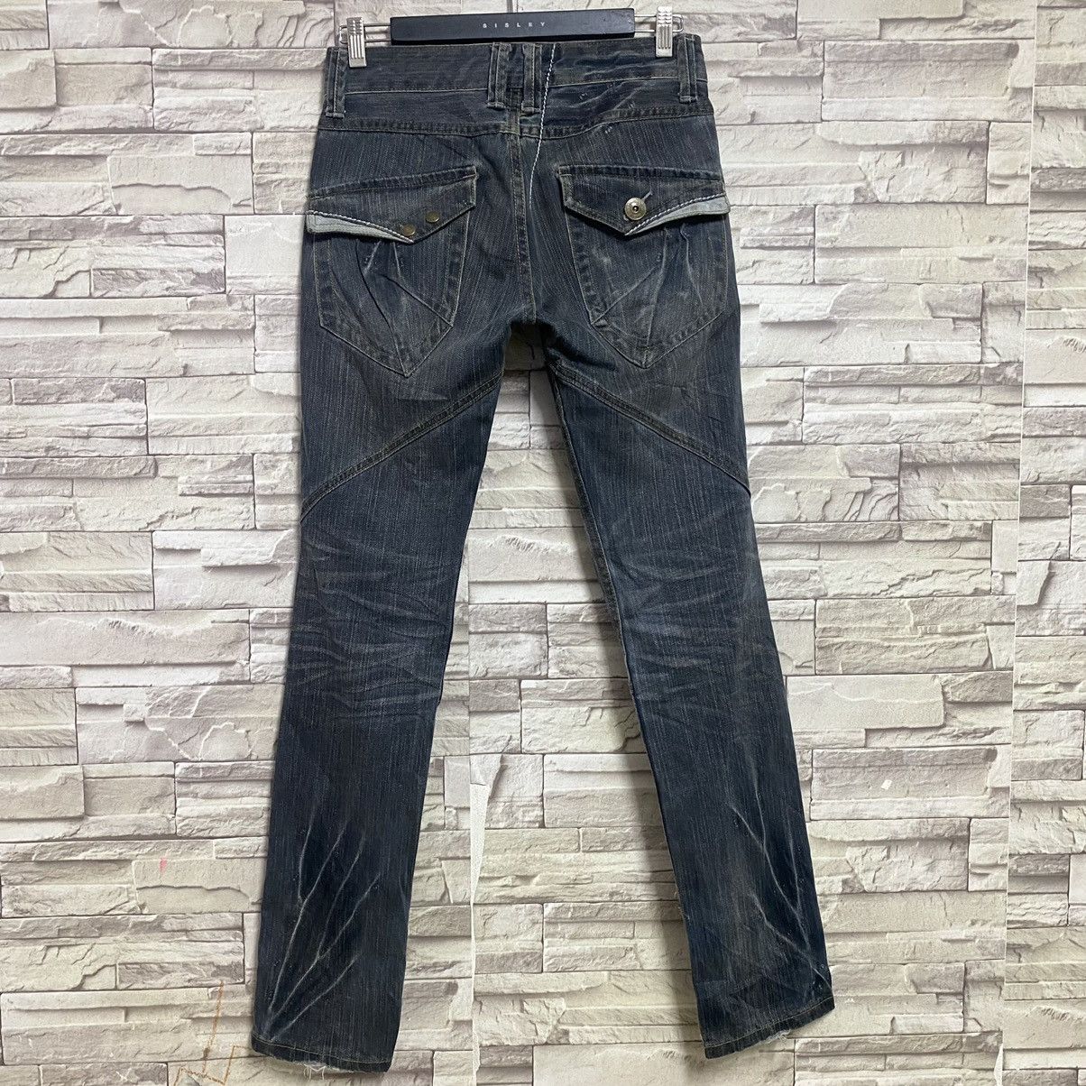 Japanese Brand RATTLETRAP Clawmark Denim Biker Jeans Size US 29 - 9 Thumbnail