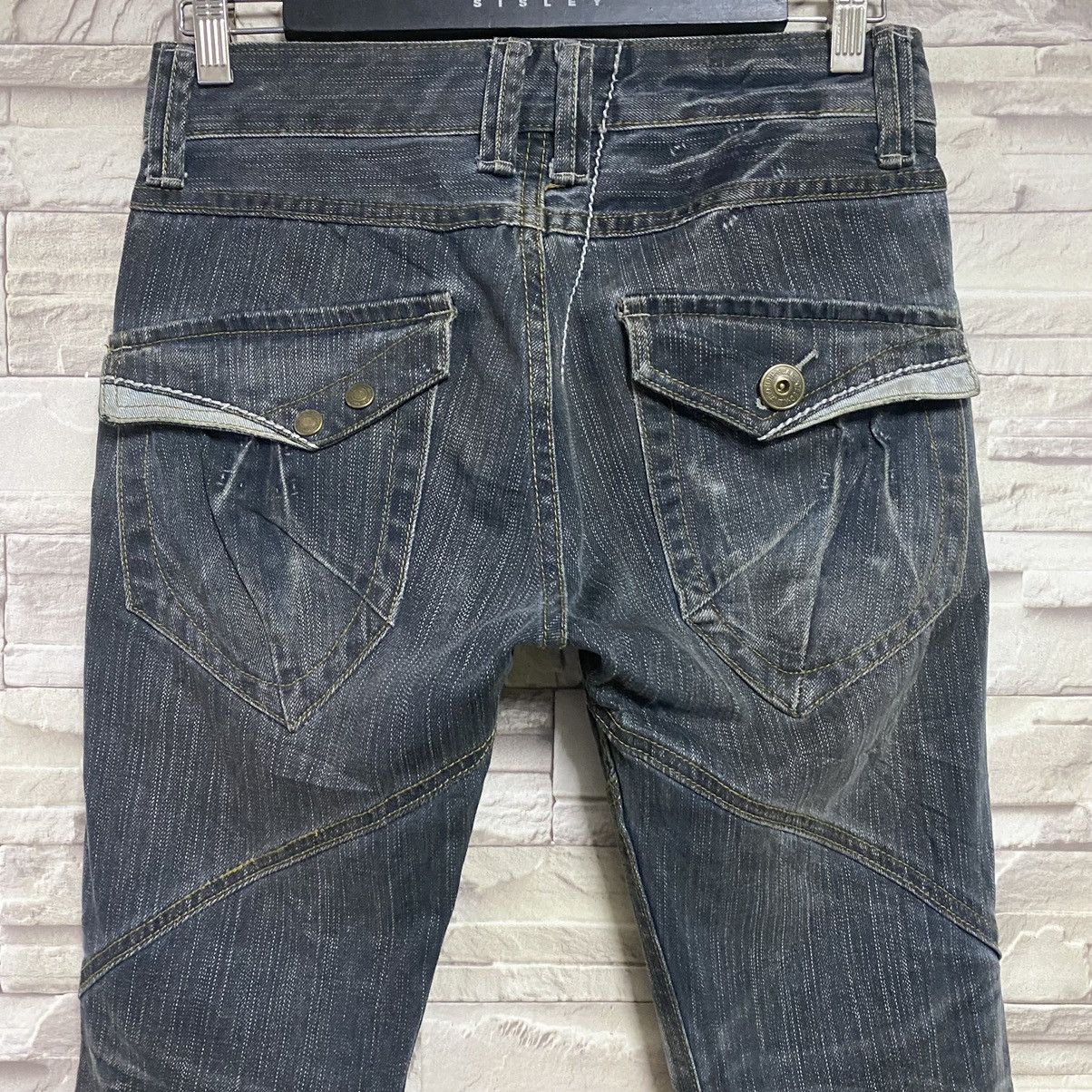 Japanese Brand RATTLETRAP Clawmark Denim Biker Jeans Size US 29 - 10 Thumbnail