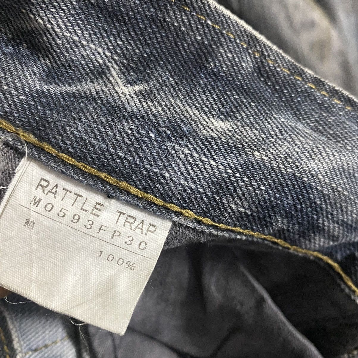 Japanese Brand RATTLETRAP Clawmark Denim Biker Jeans Size US 29 - 14 Thumbnail