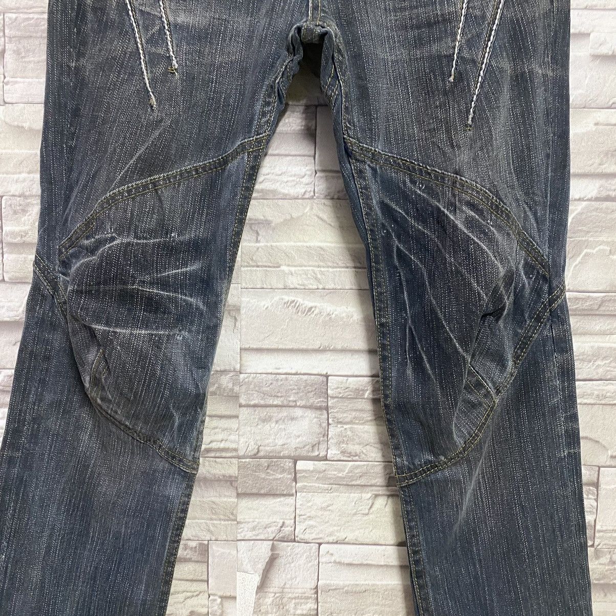 Japanese Brand RATTLETRAP Clawmark Denim Biker Jeans Size US 29 - 7 Thumbnail