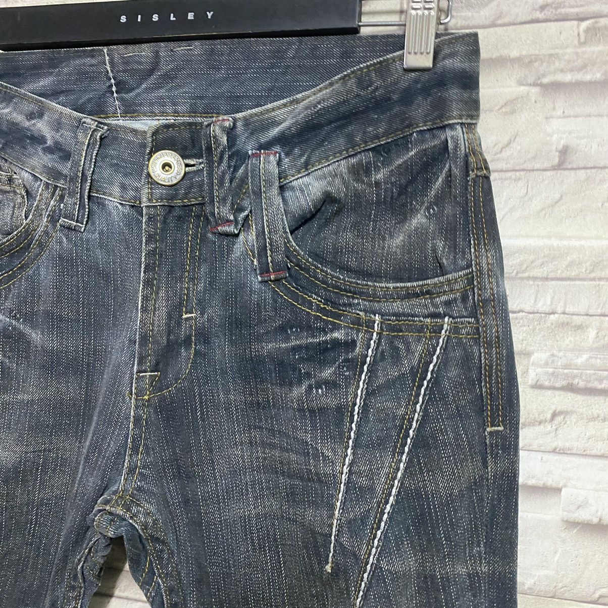 Japanese Brand RATTLETRAP Clawmark Denim Biker Jeans Size US 29 - 6 Thumbnail